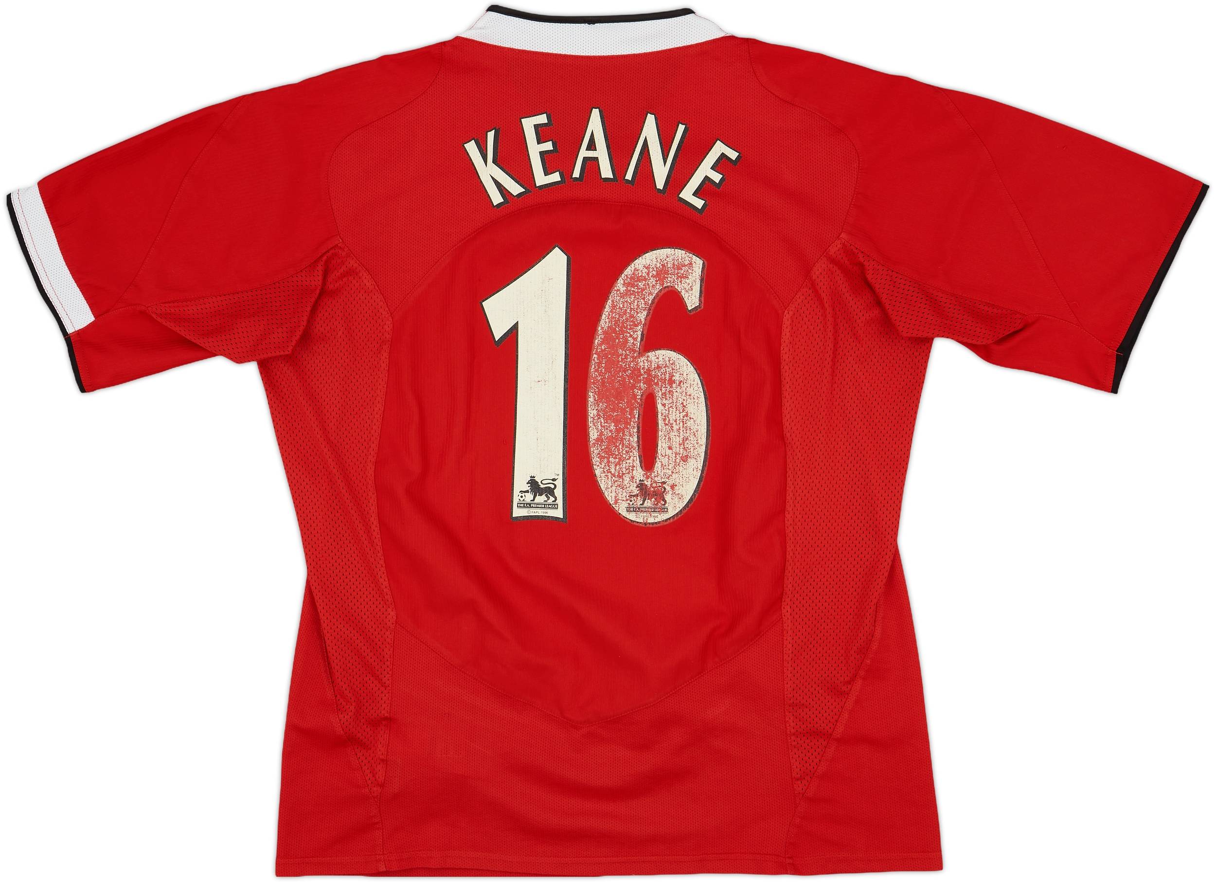 2004-06 Manchester United Home Shirt Keane #16 - 4/10 - (L)