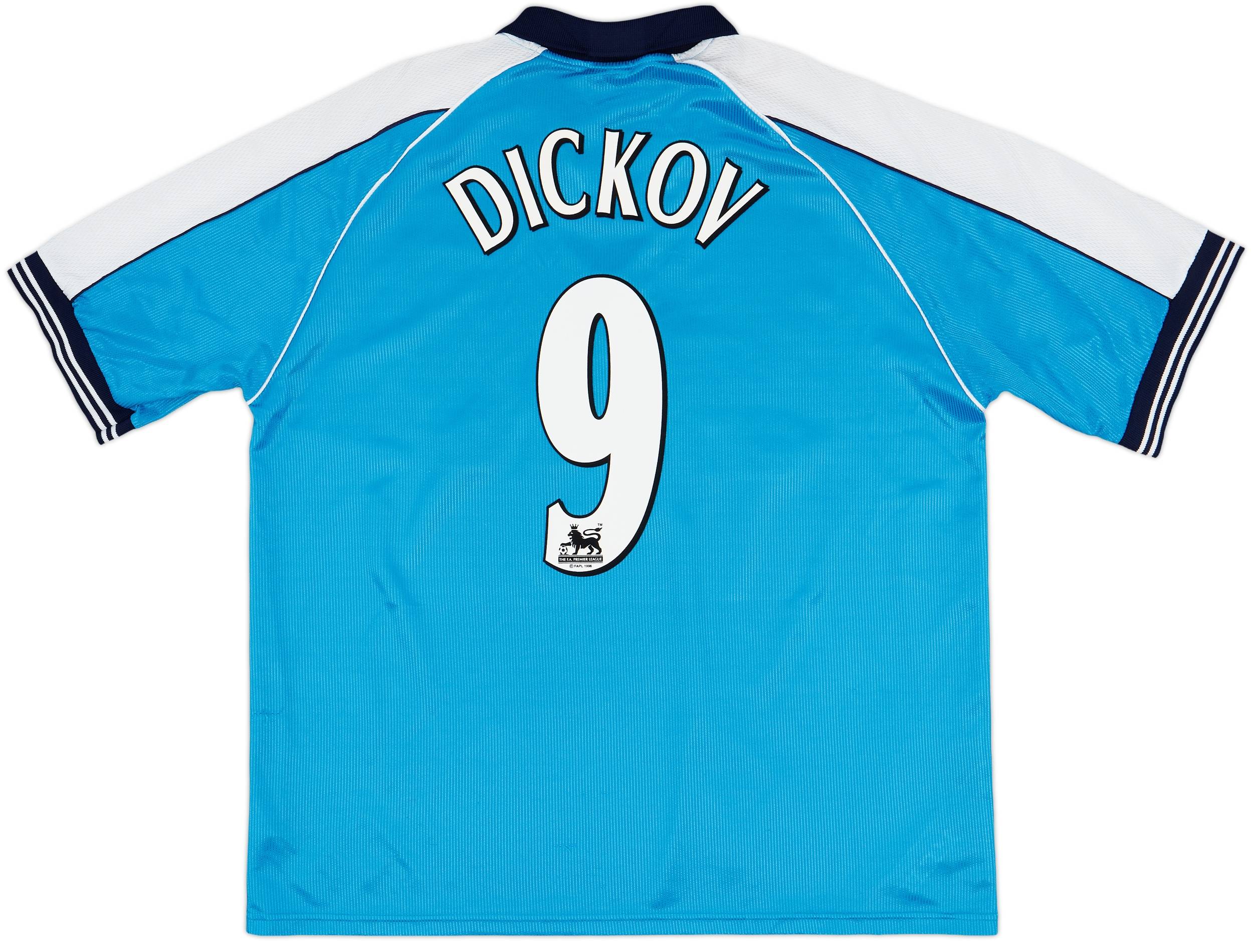 1999-01 Manchester City Home Shirt Dickov #9 - 7/10 - (XL)