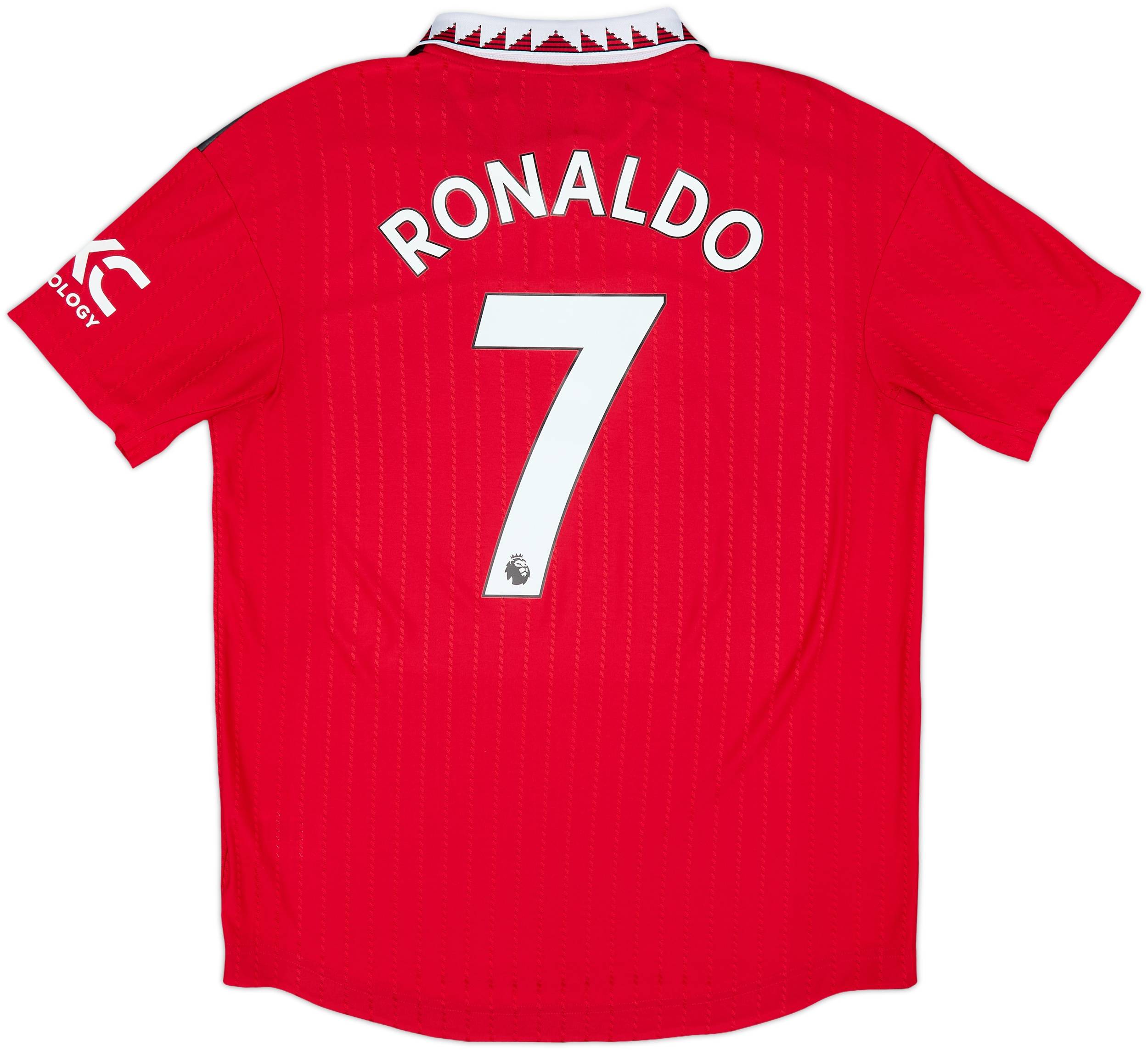 2022-23 Manchester United Authentic Home Shirt Ronaldo #7 - 8/10 - (L)