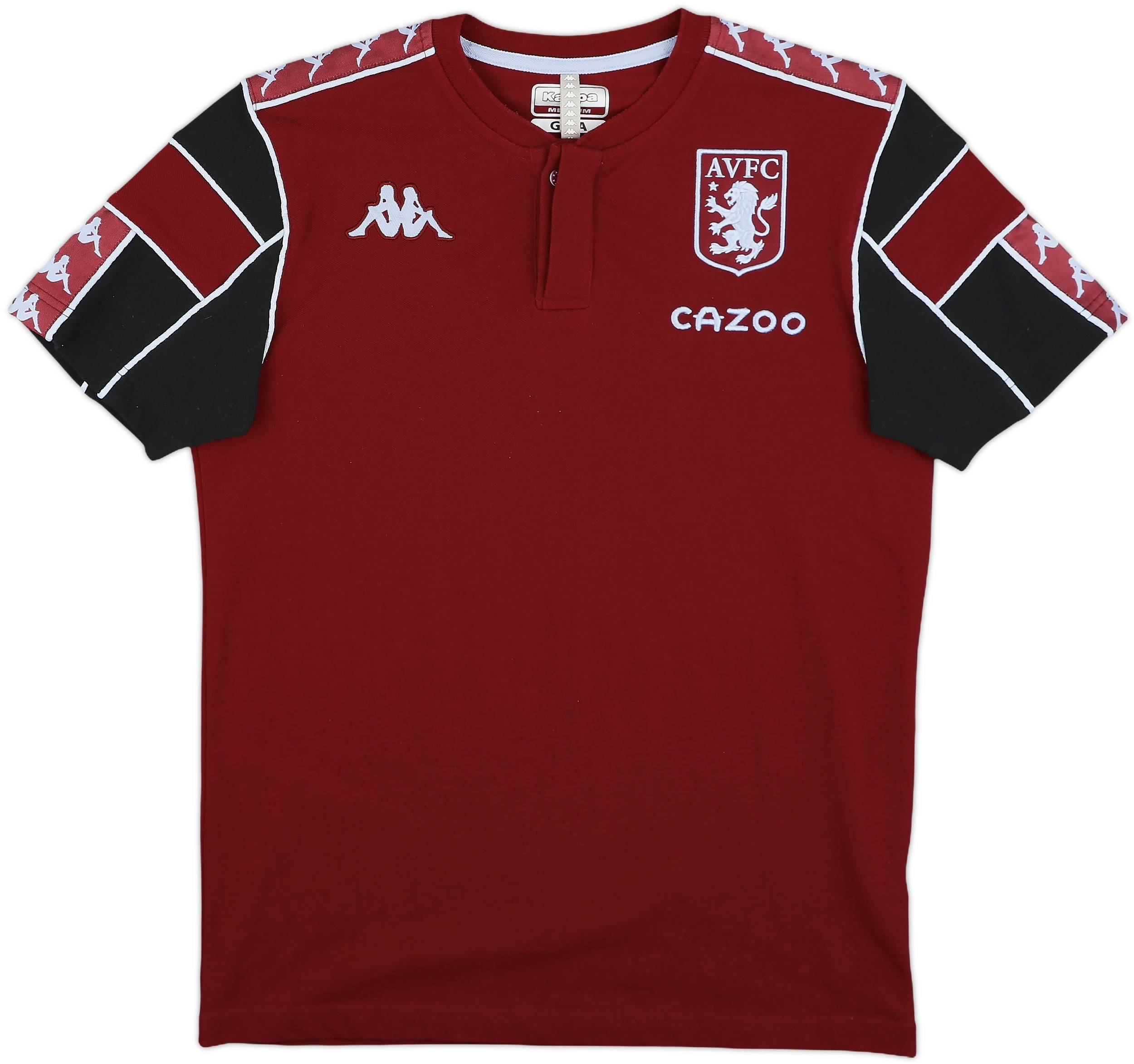 2020-21 Aston Villa Kappa Polo Shirt - 8/10 - (M)