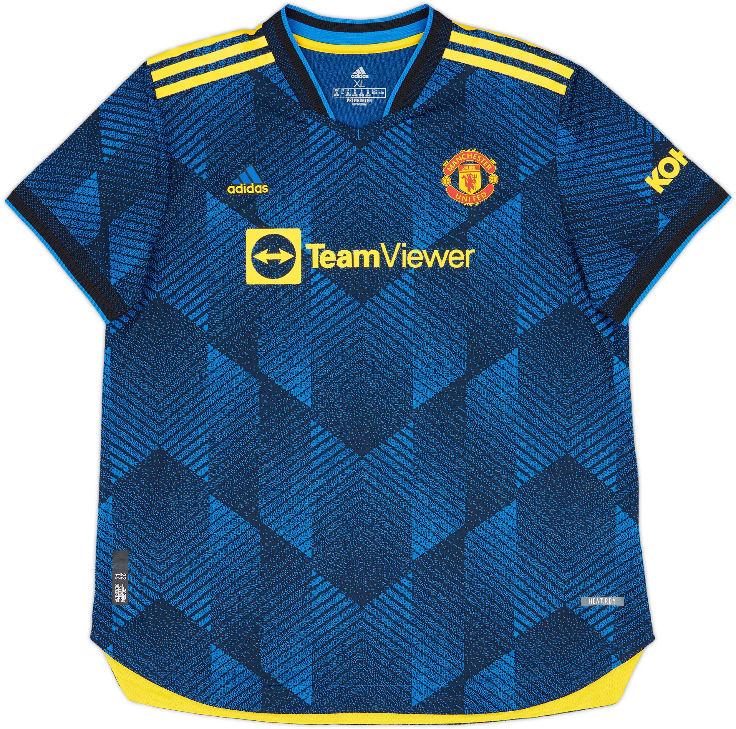 2021-22 Manchester United Authentic Third Shirt - 10/10 - (Women's XL)