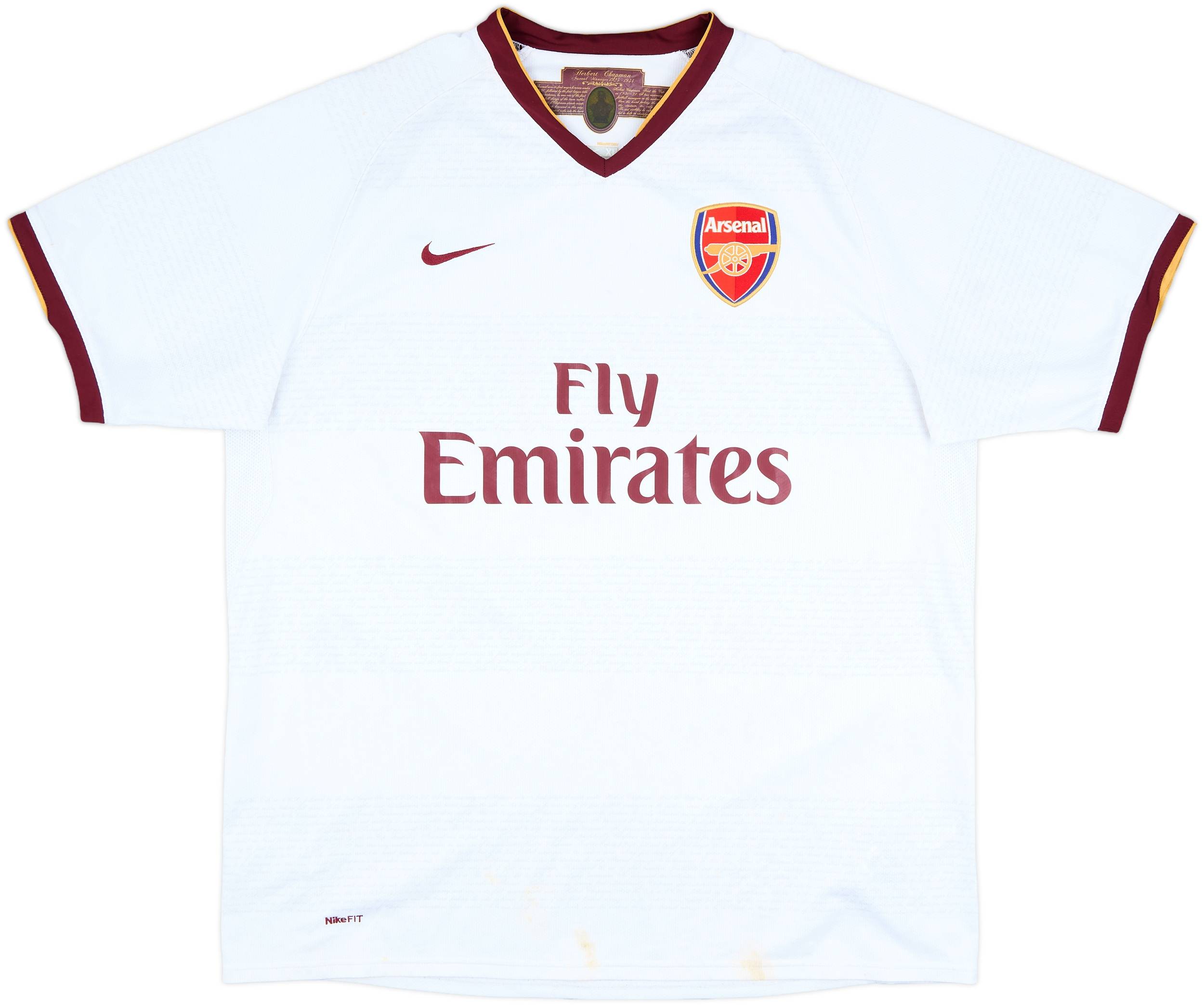 2007-08 Arsenal Away Shirt - 5/10 - (XL)