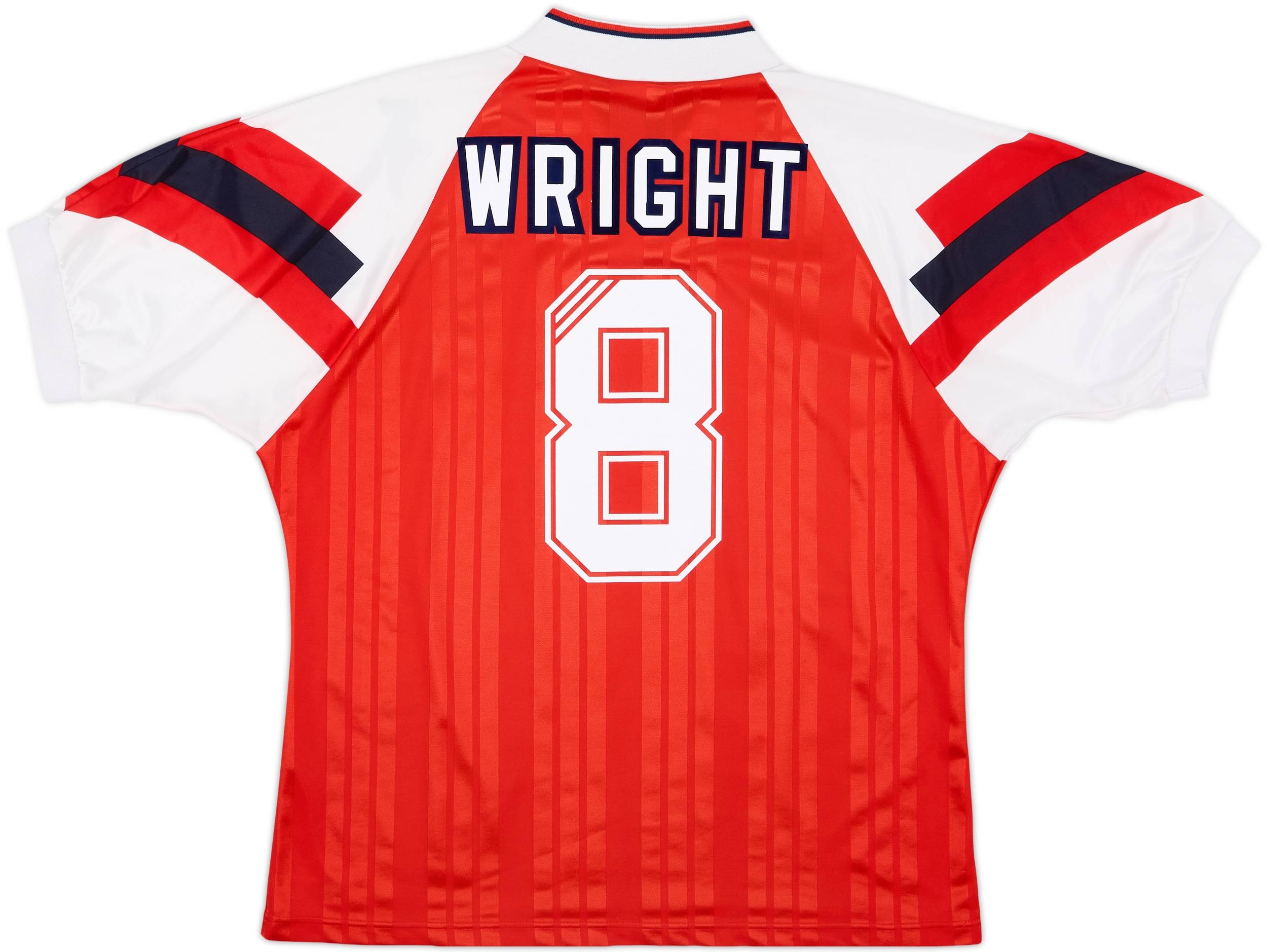 1992-94 Arsenal Home Shirt Wright #8 - 8/10 - (L/XL)