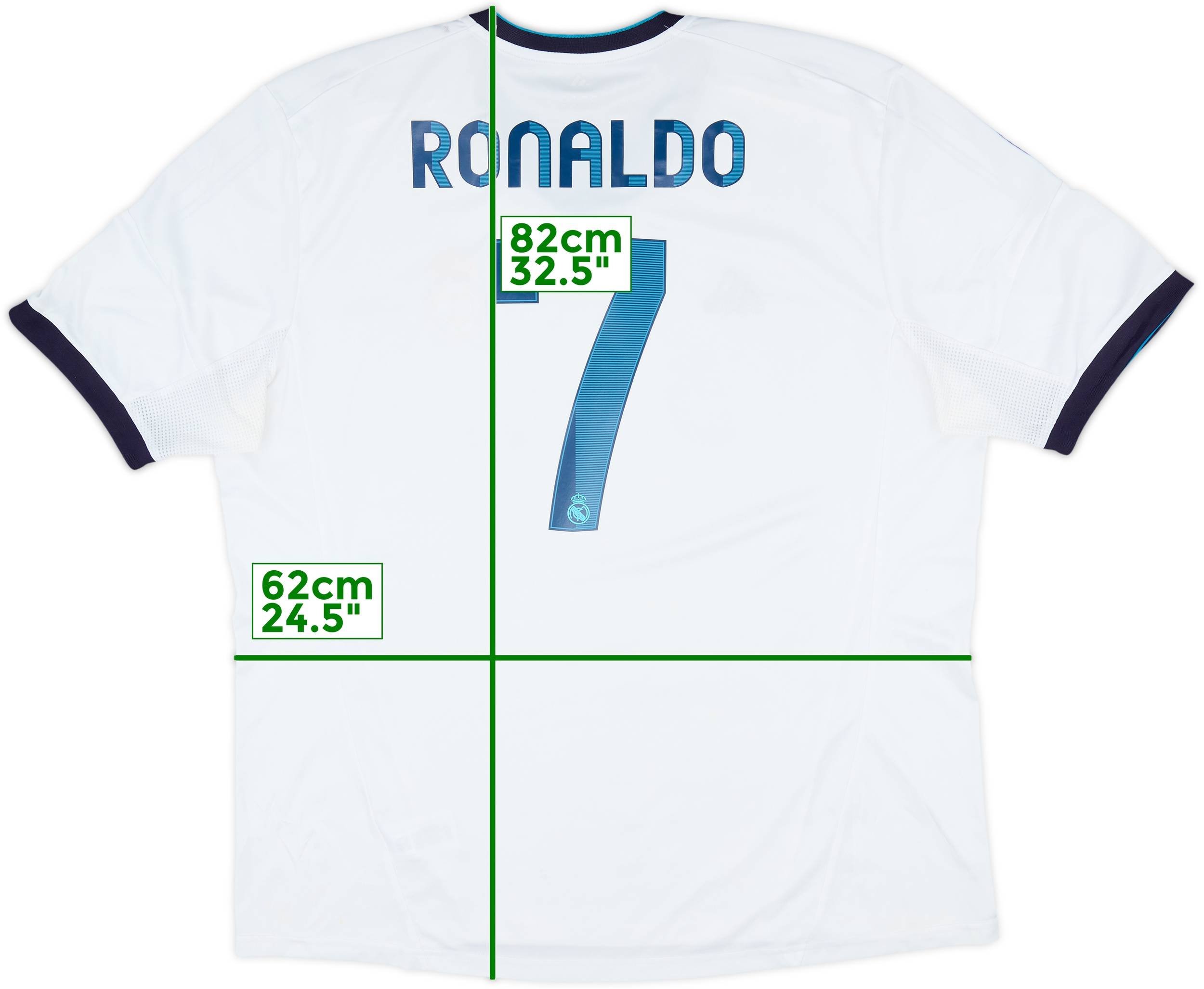 2012-13 Real Madrid Home Shirt Ronaldo #7 - 7/10 - (XXL)