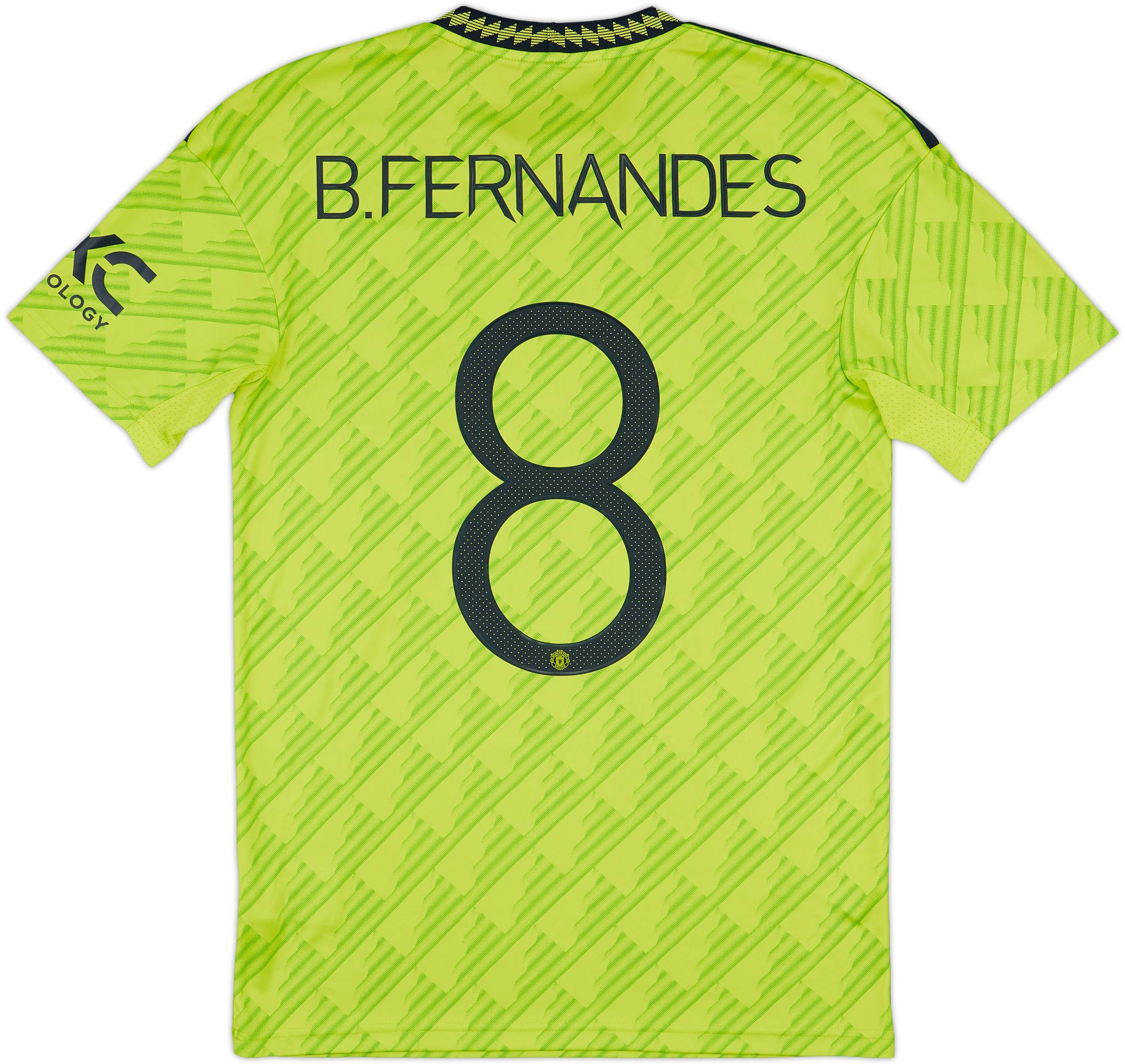 2022-23 Manchester United Third Shirt B. Fernandes #8 - 10/10 - (S)