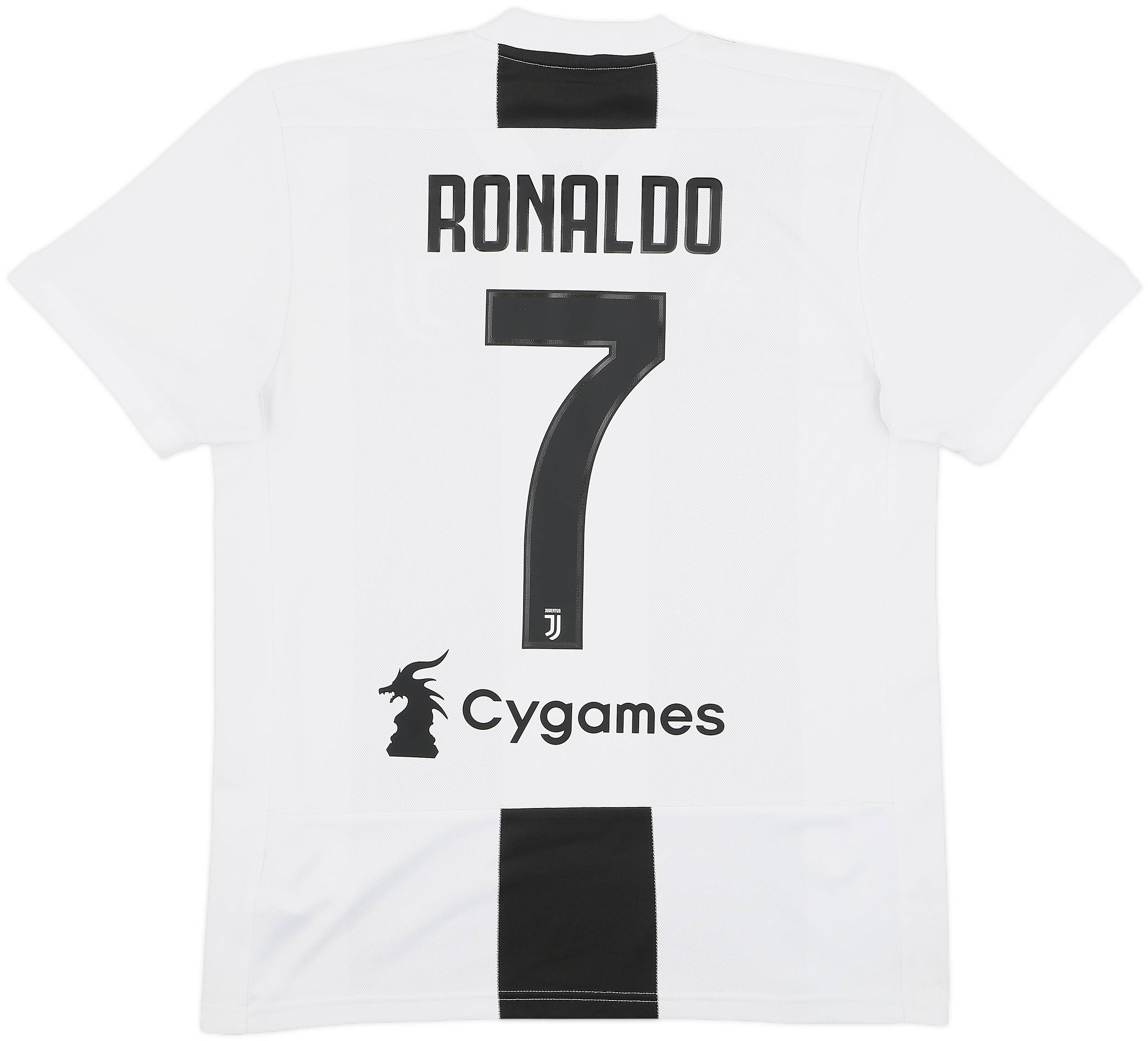 2018-19 Juventus Home Shirt Ronaldo #7 - 9/10 - (M)