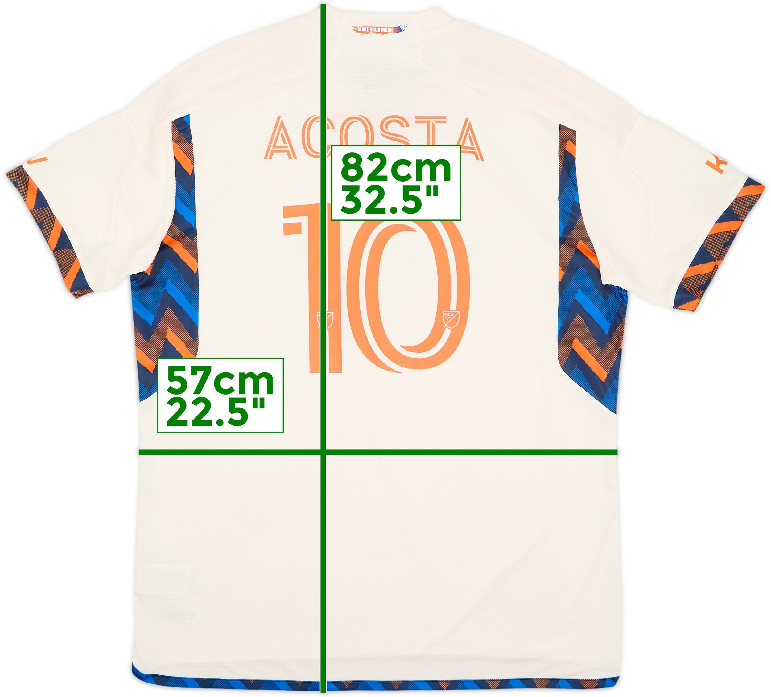 2024-25 FC Cincinnati Authentic Away Shirt Acosta #10 - 10/10 - (XL)