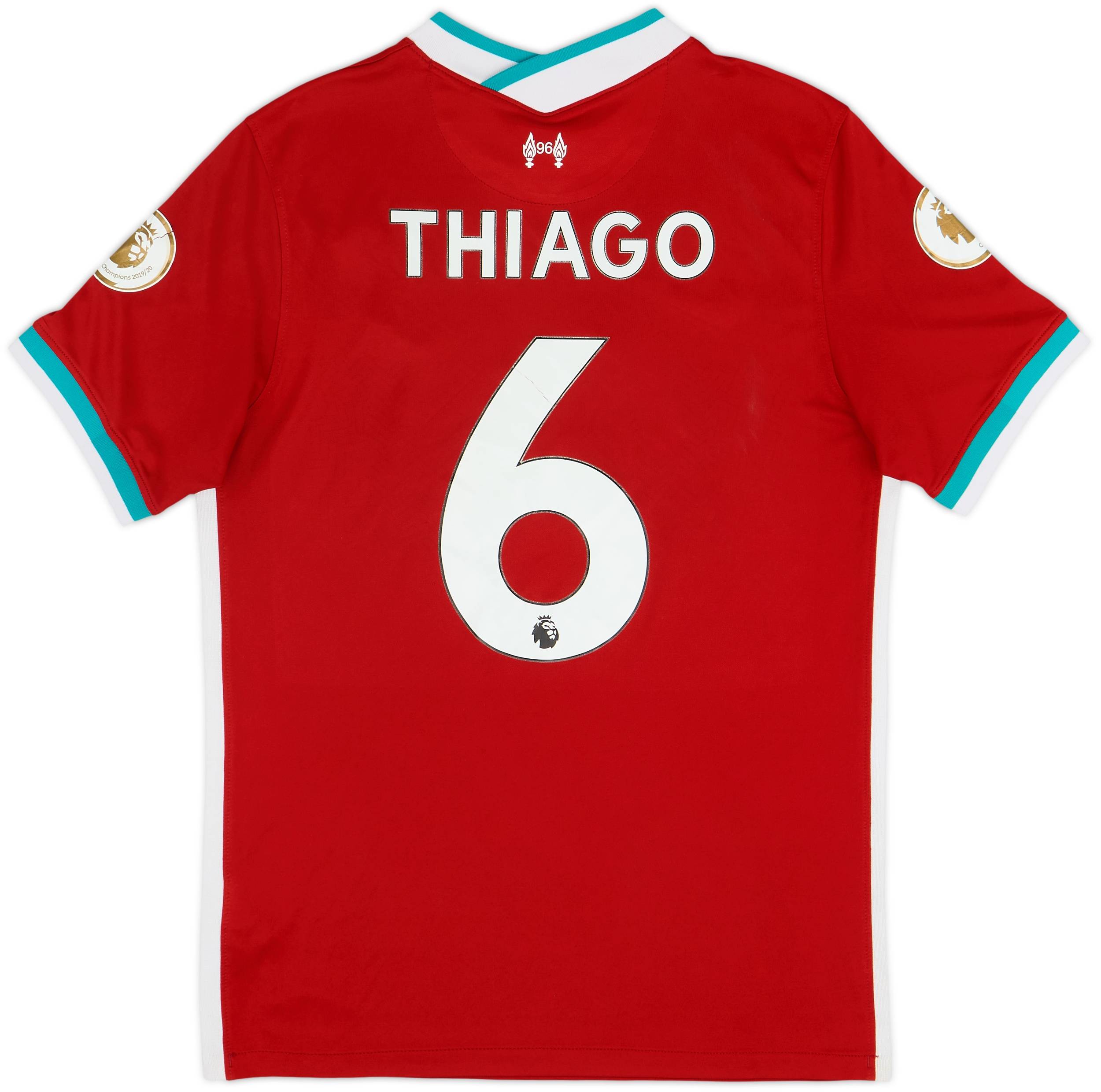 2020-21 Liverpool Home Shirt Thiago #6 - 6/10 - (M)
