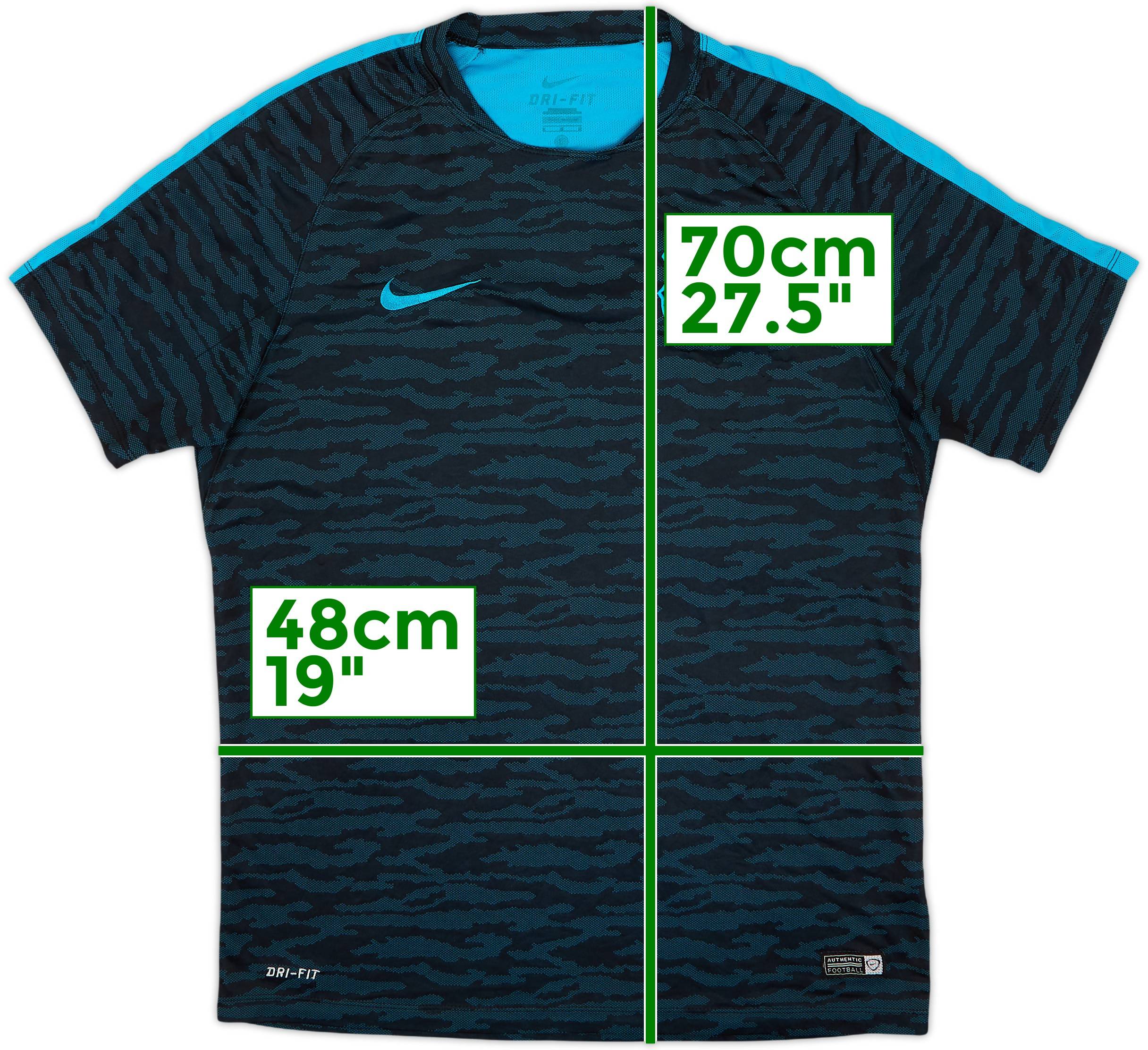 2015-16 Barcelona Nike Training Shirt - 8/10 - (L)