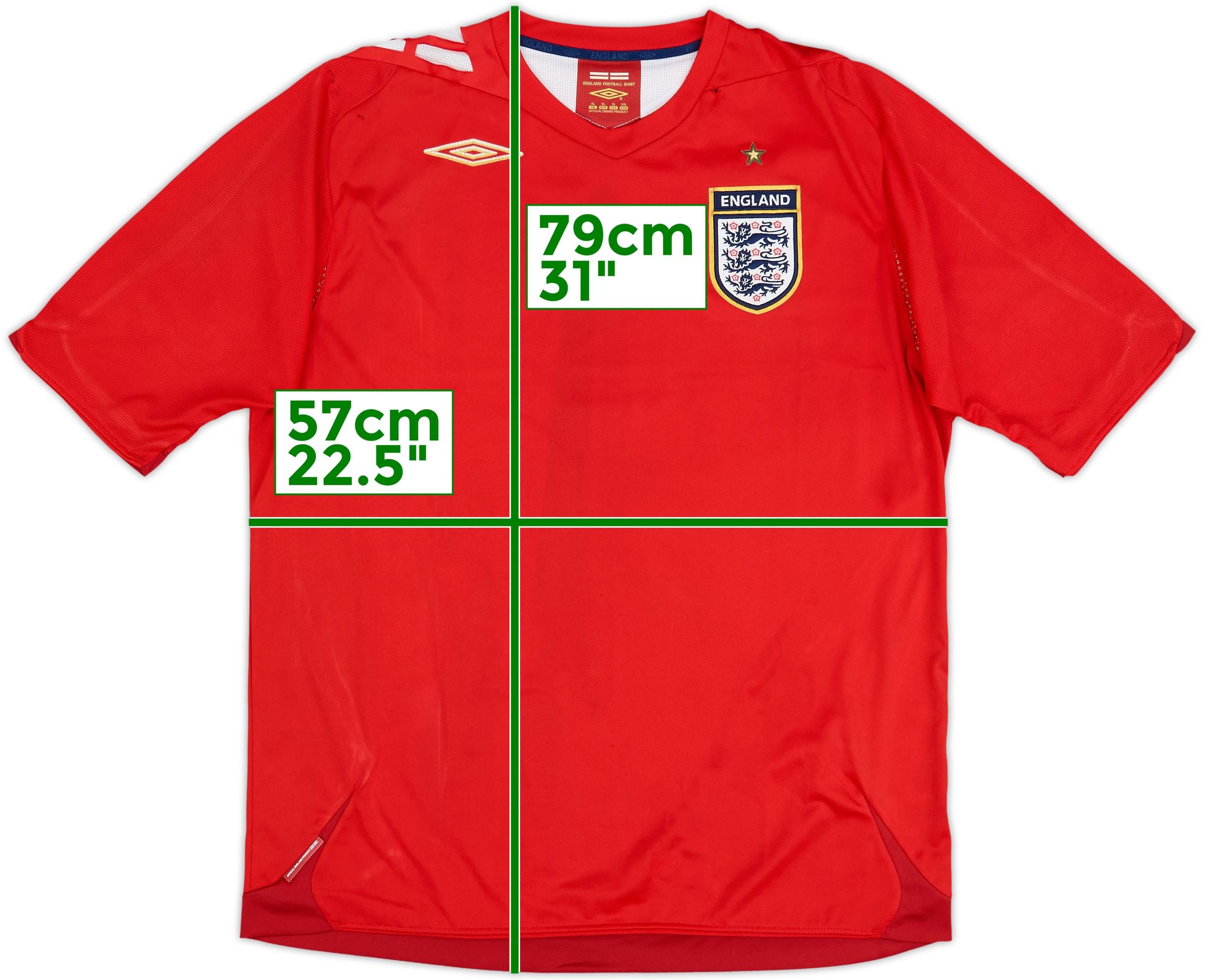 2006-08 England Away Shirt - 4/10 - (XL)