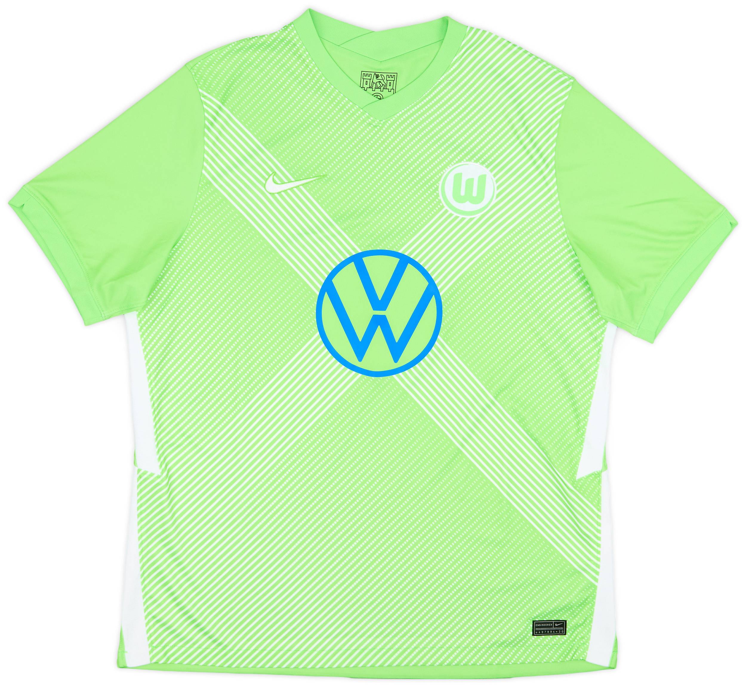 2020-21 Wolfsburg Home Shirt - 10/10 - (XL)