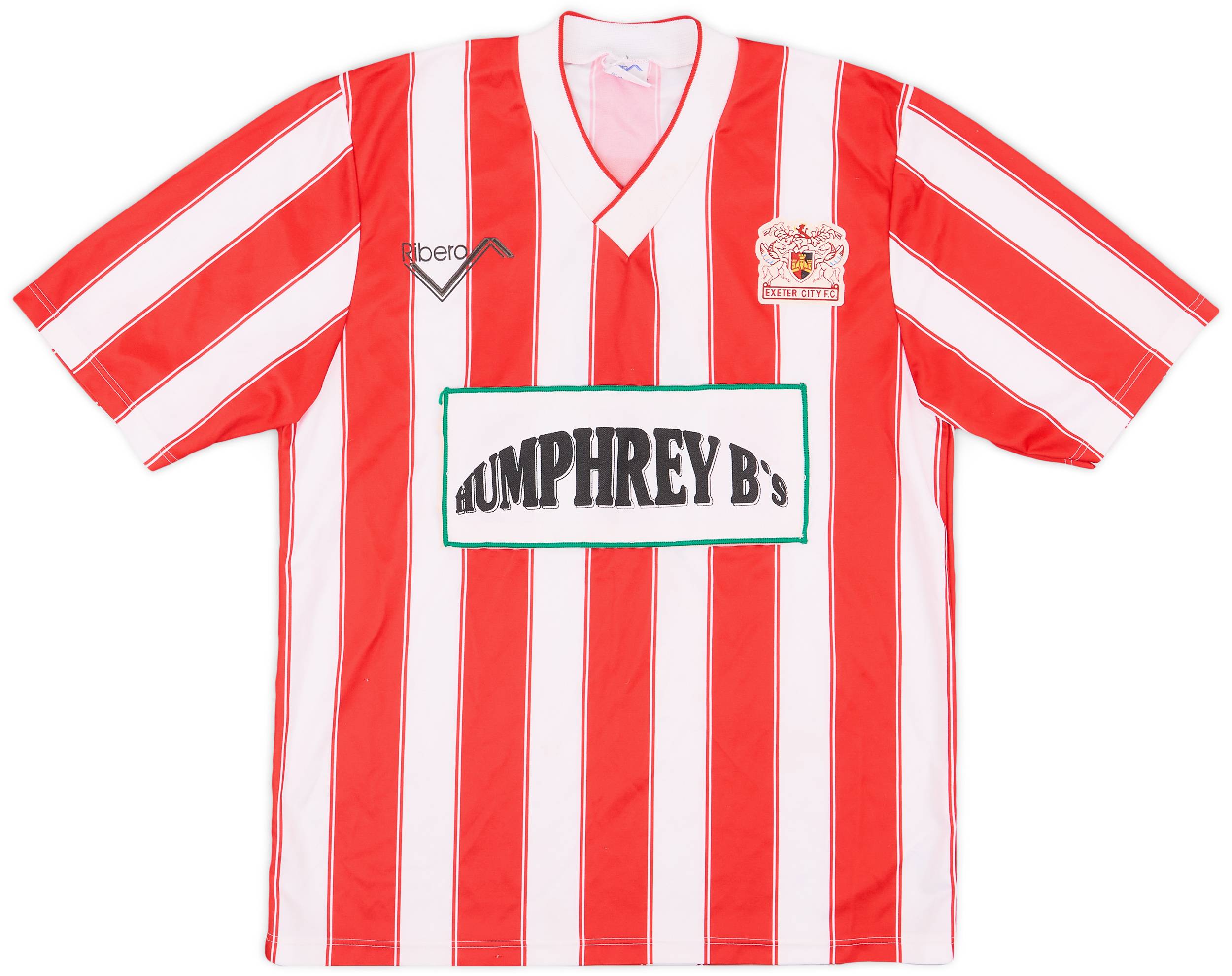 1990-91 Exeter City Match Issue Home Shirt #4