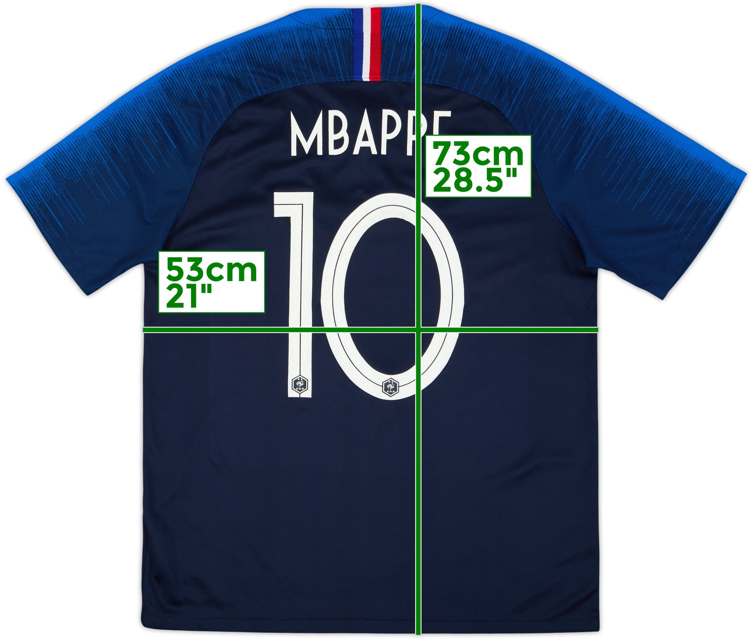 2018 France Home Shirt Mbappe #10 - 6/10 - (L)