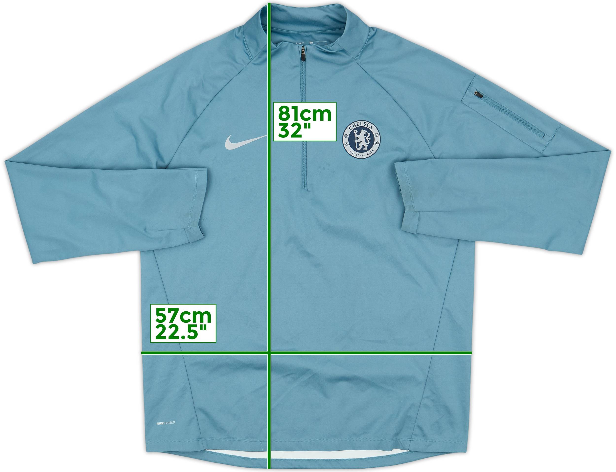 nymaru 　Nike Chelsea ドリルトップ Chelsea Nike Dri-FIT ADV Elite Drill Top - Blue