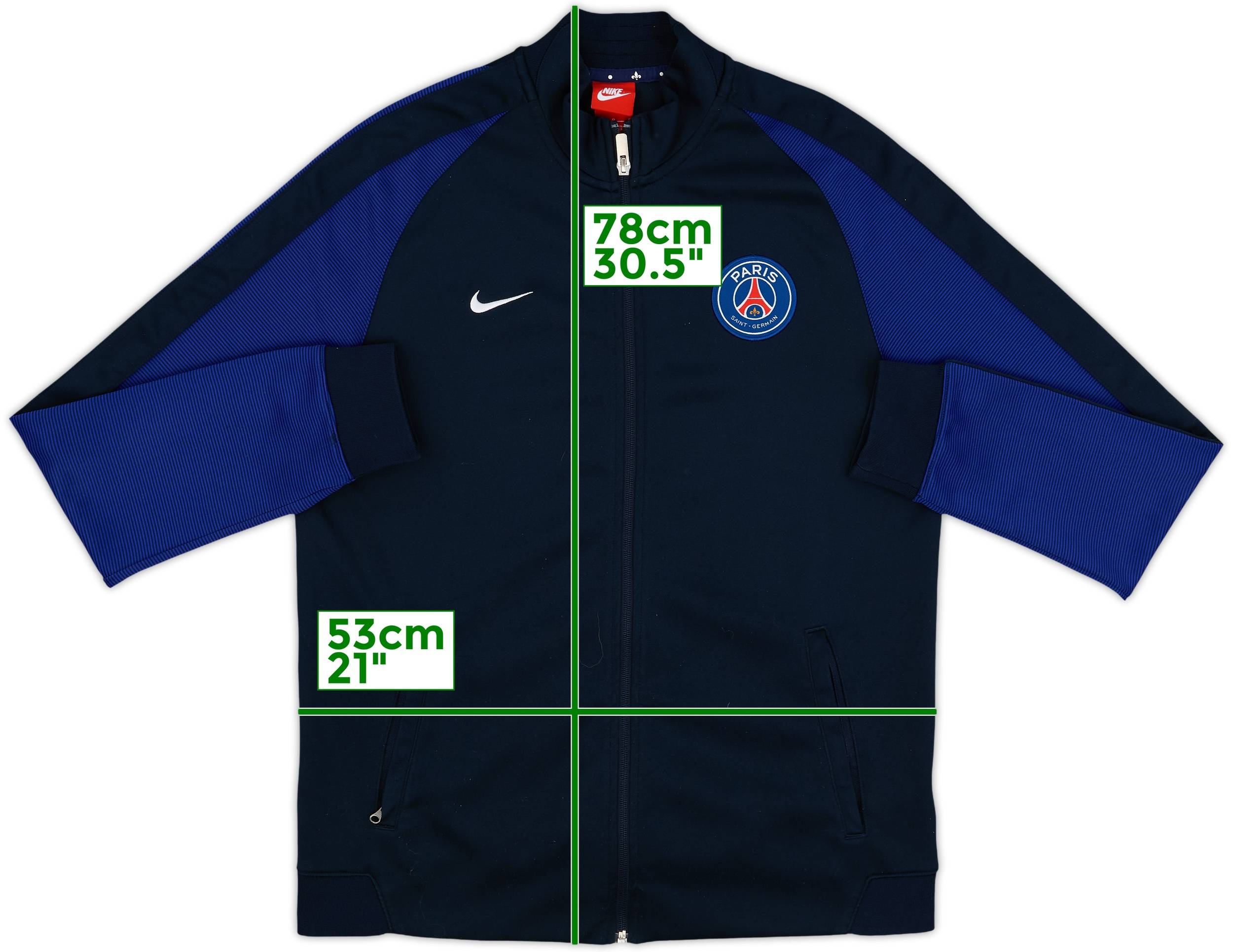 Nike Paris Saint-Germain ジャケット　Ｌサイズ 2018-19 Paris Saint-Germain Nike Track Jacket - 8/10 - (M)