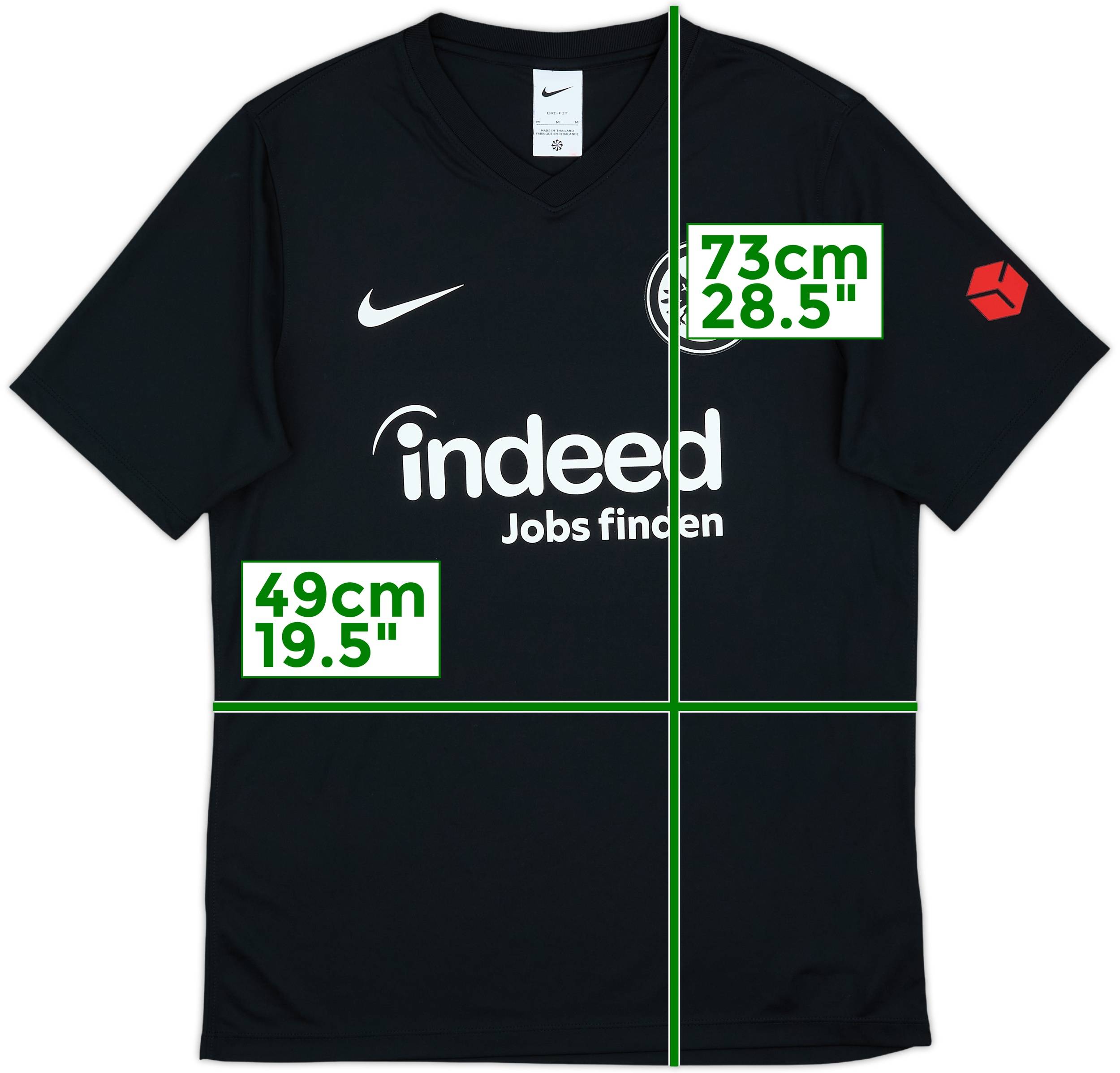 2021-22 Eintracht Frankfurt Nike Training Shirt - 9/10 - (M)