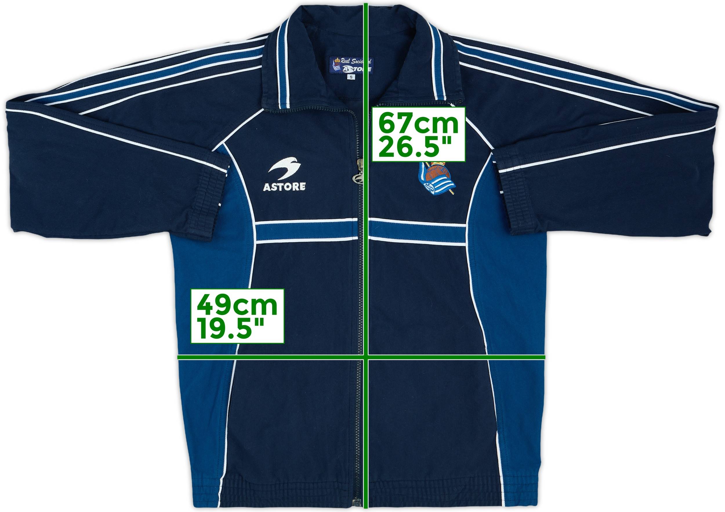 1998-00 Real Sociedad Astore Track Jacket - 10/10 - (S)
