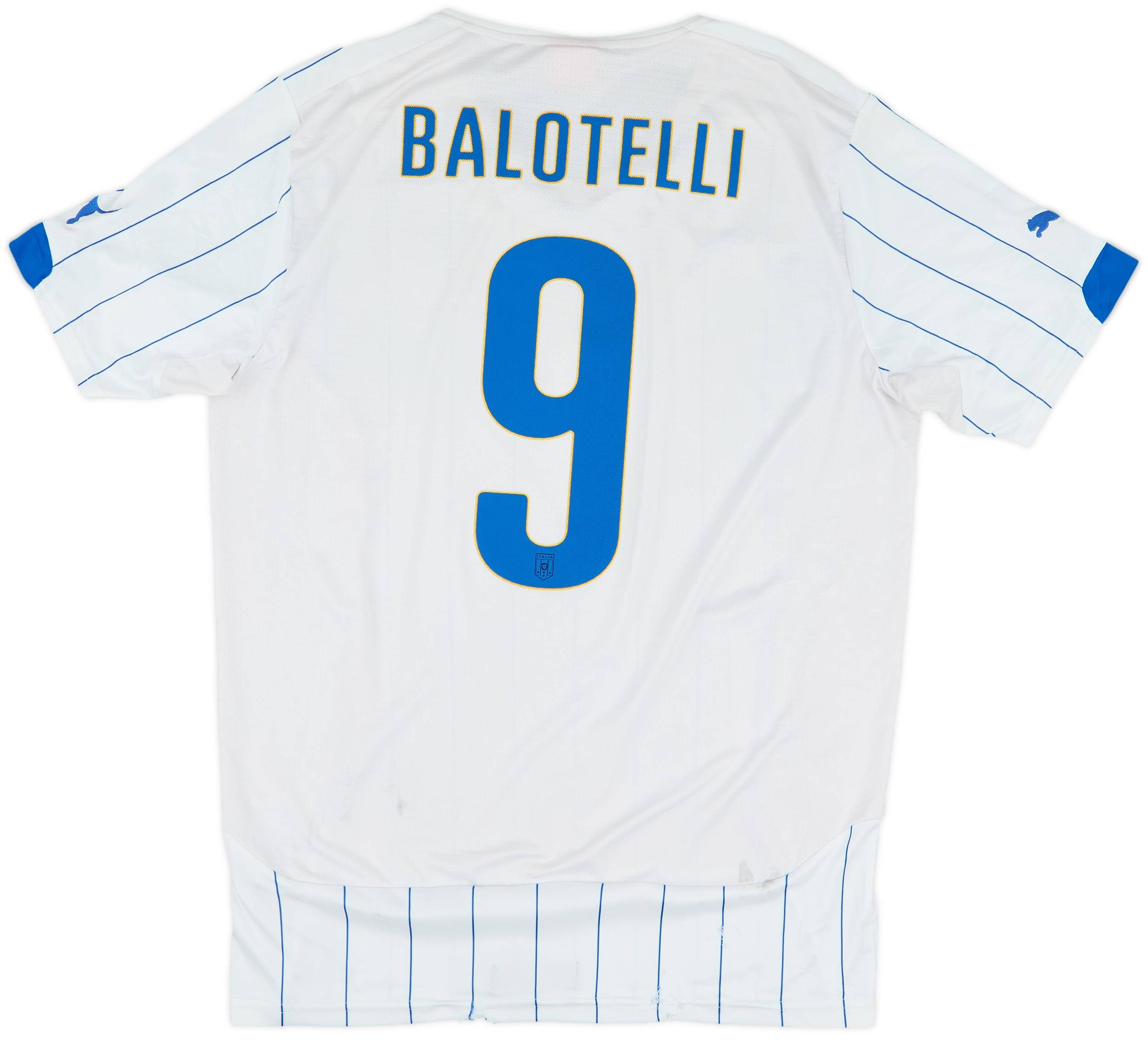 【稀少】イタリア代表 Hユニフォーム バロテッリ Balotelli #9 稀少】イタリア代表 Hユニフォーム バロテッリ Balotelli #9