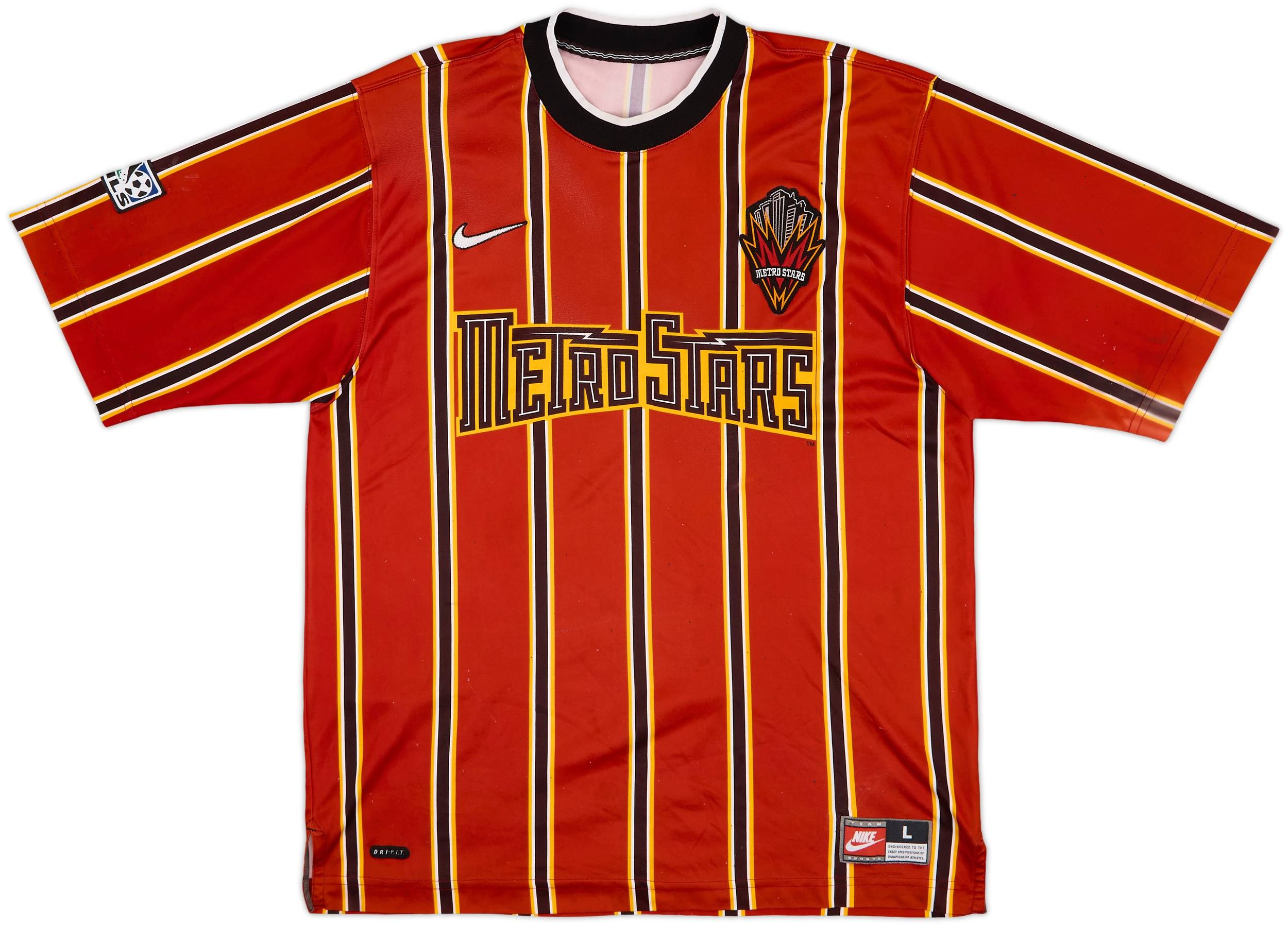 1998-99 NY/NJ Metrostars Home Shirt 6/10 (L)