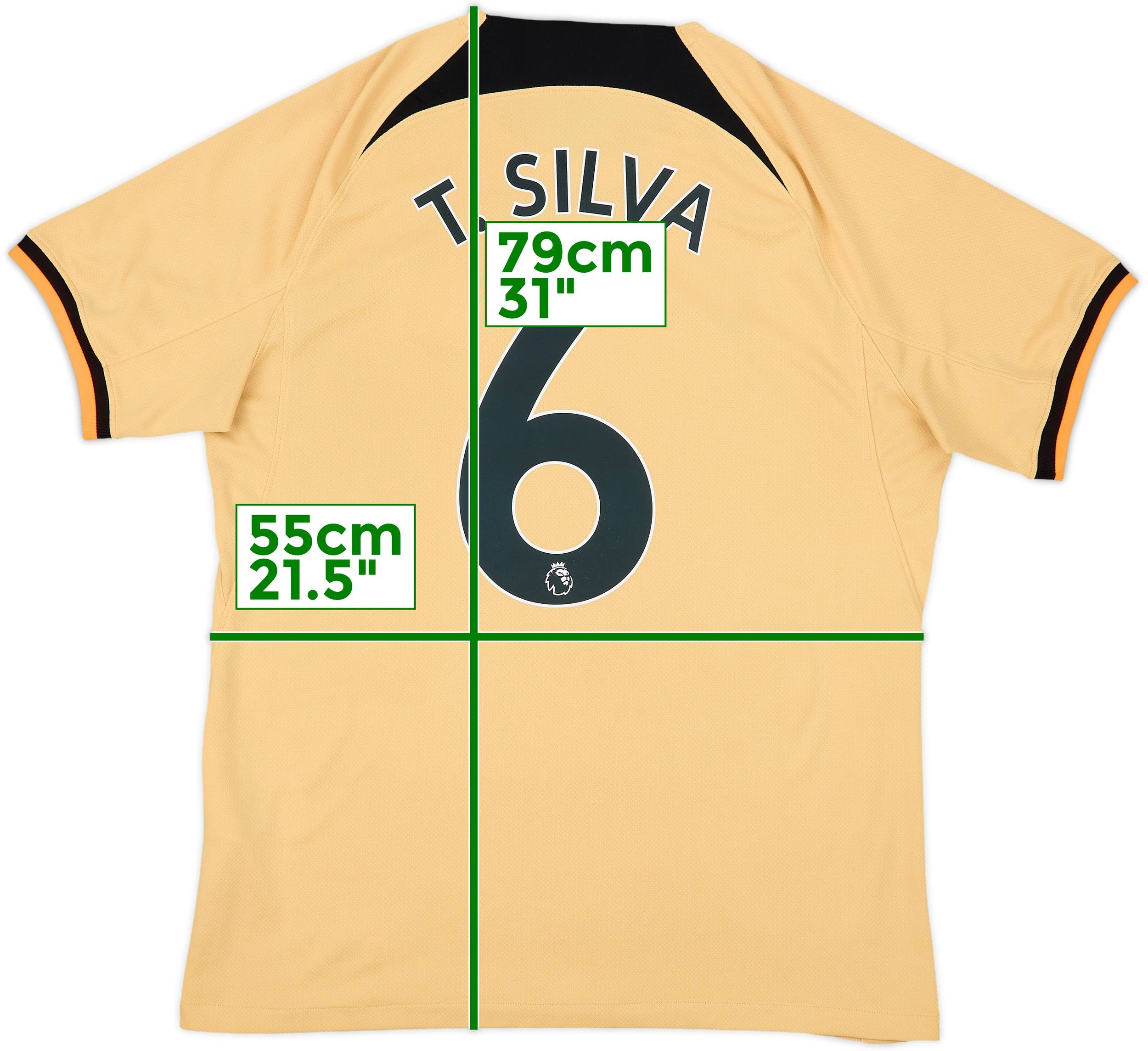 2022-23 Chelsea Third Shirt T.Silva #6 - 9/10 - (L)