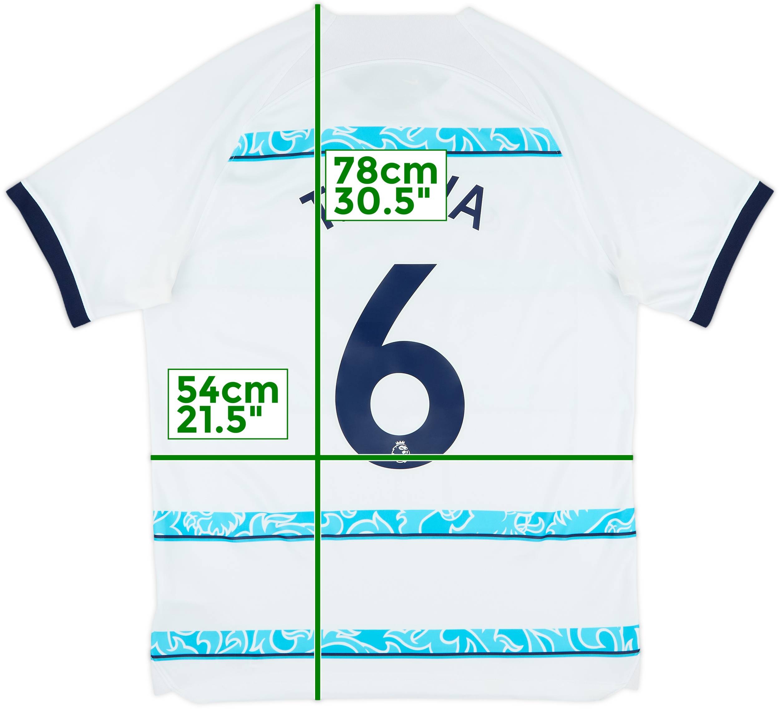 2022-23 Chelsea Away Shirt T.Silva #6 - 9/10 - (L)