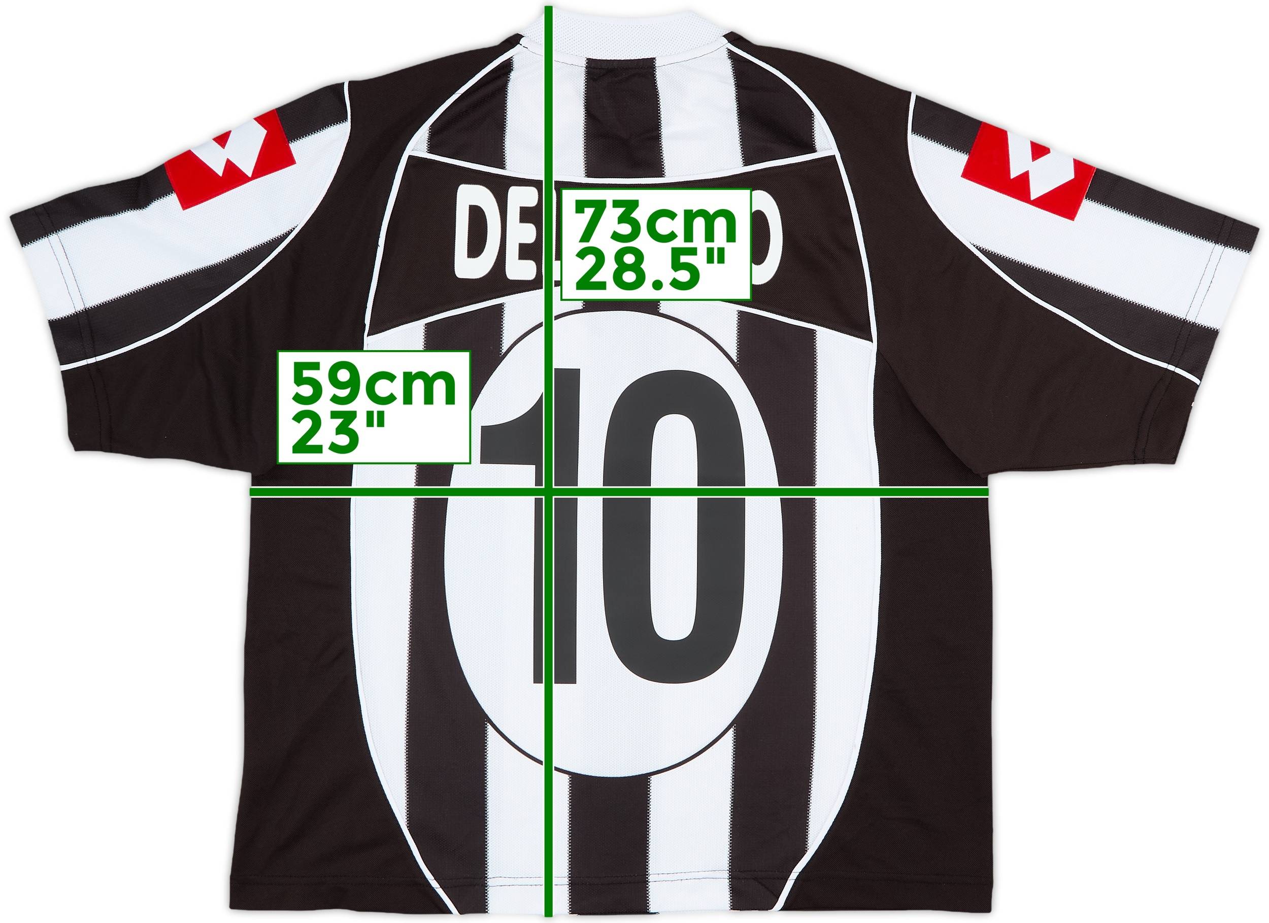 02/03ユベントス No.10 DEL PIERO 2002-03 Juventus Home Shirt Del Piero #10 - 9/10 - (L)