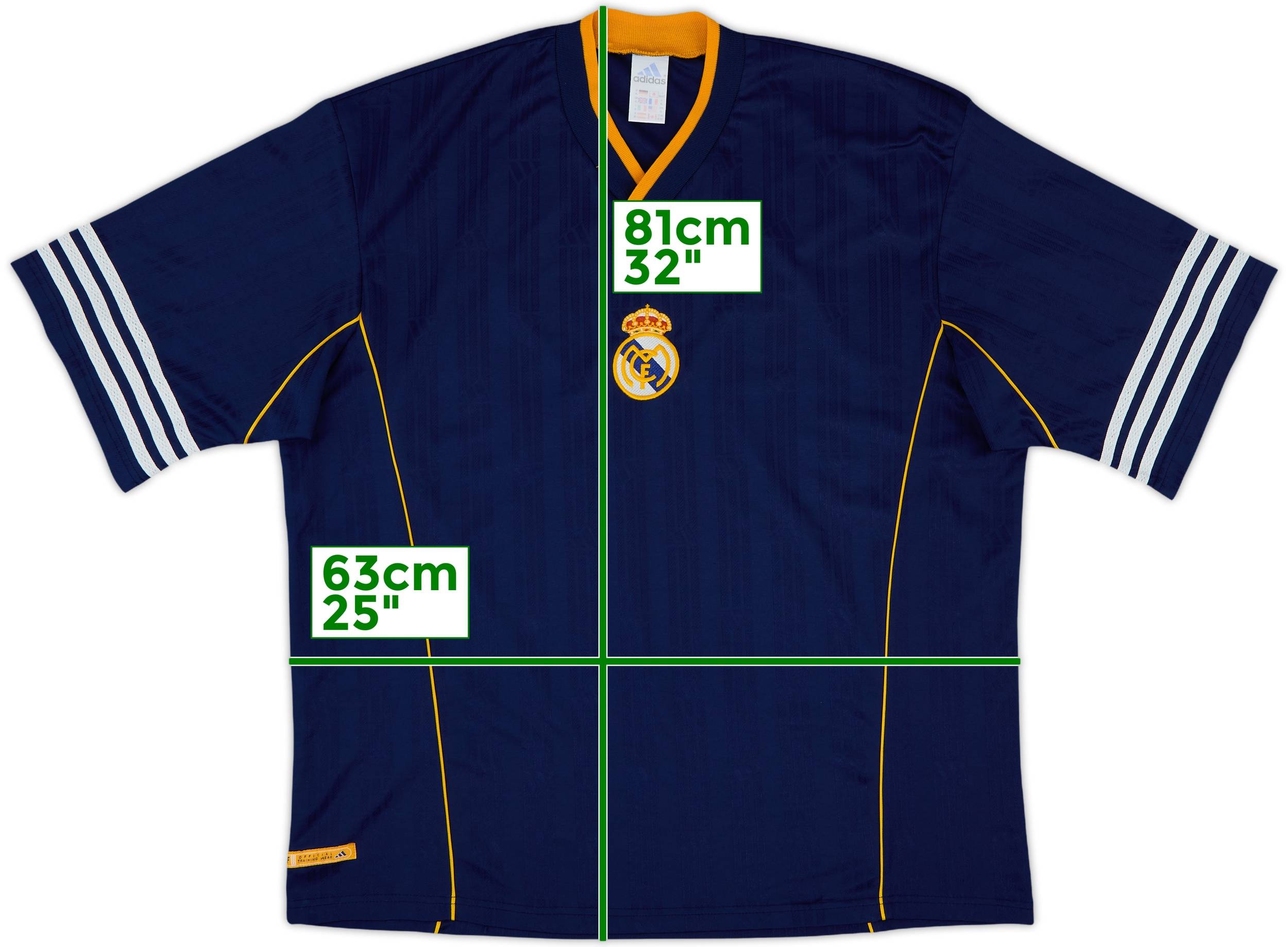 1999-00 Real Madrid adidas Training Shirt - 10/10 - (XL)