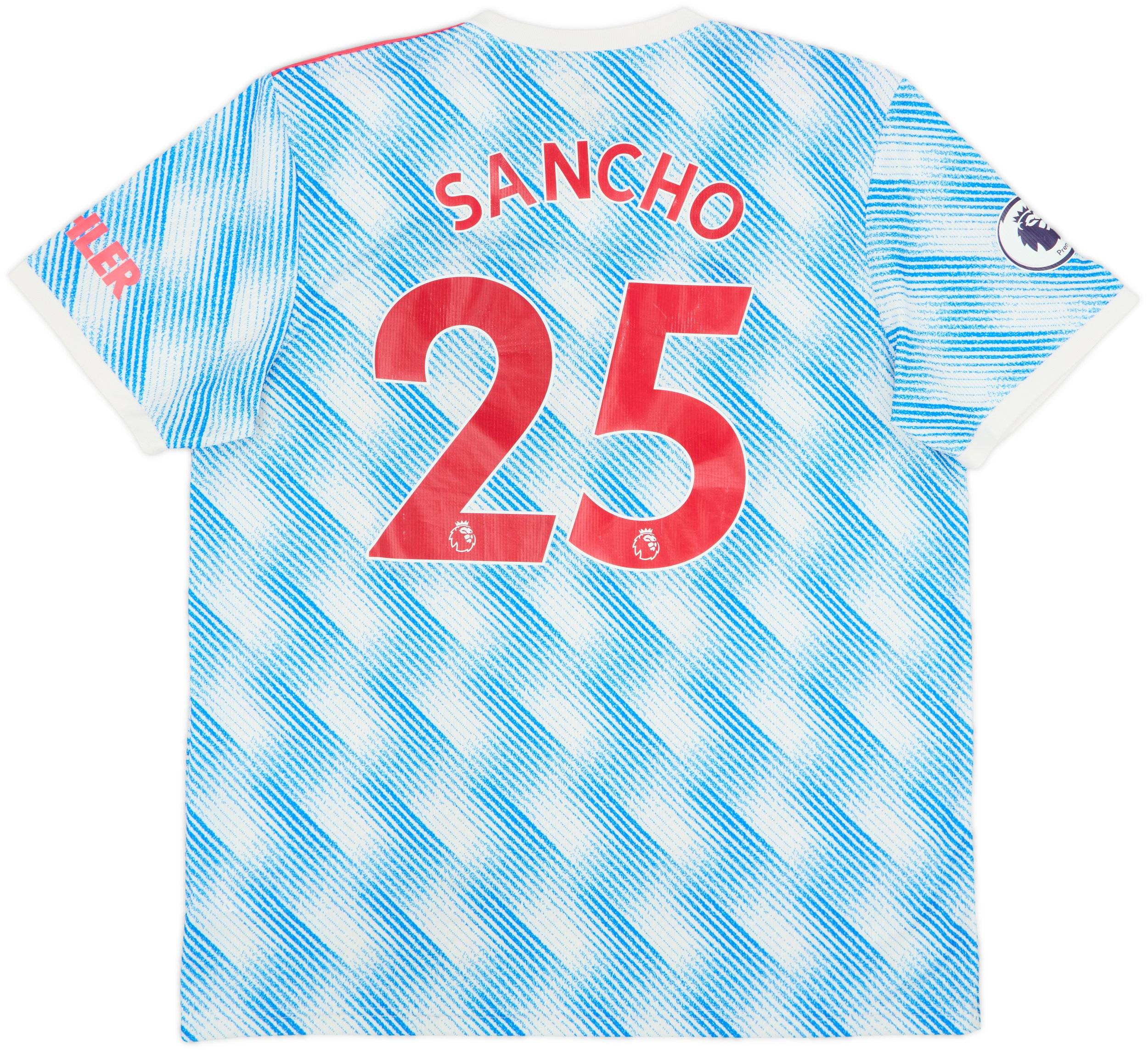 2021-22 Manchester United Away Shirt Sancho #25 - 6/10 - (XL)