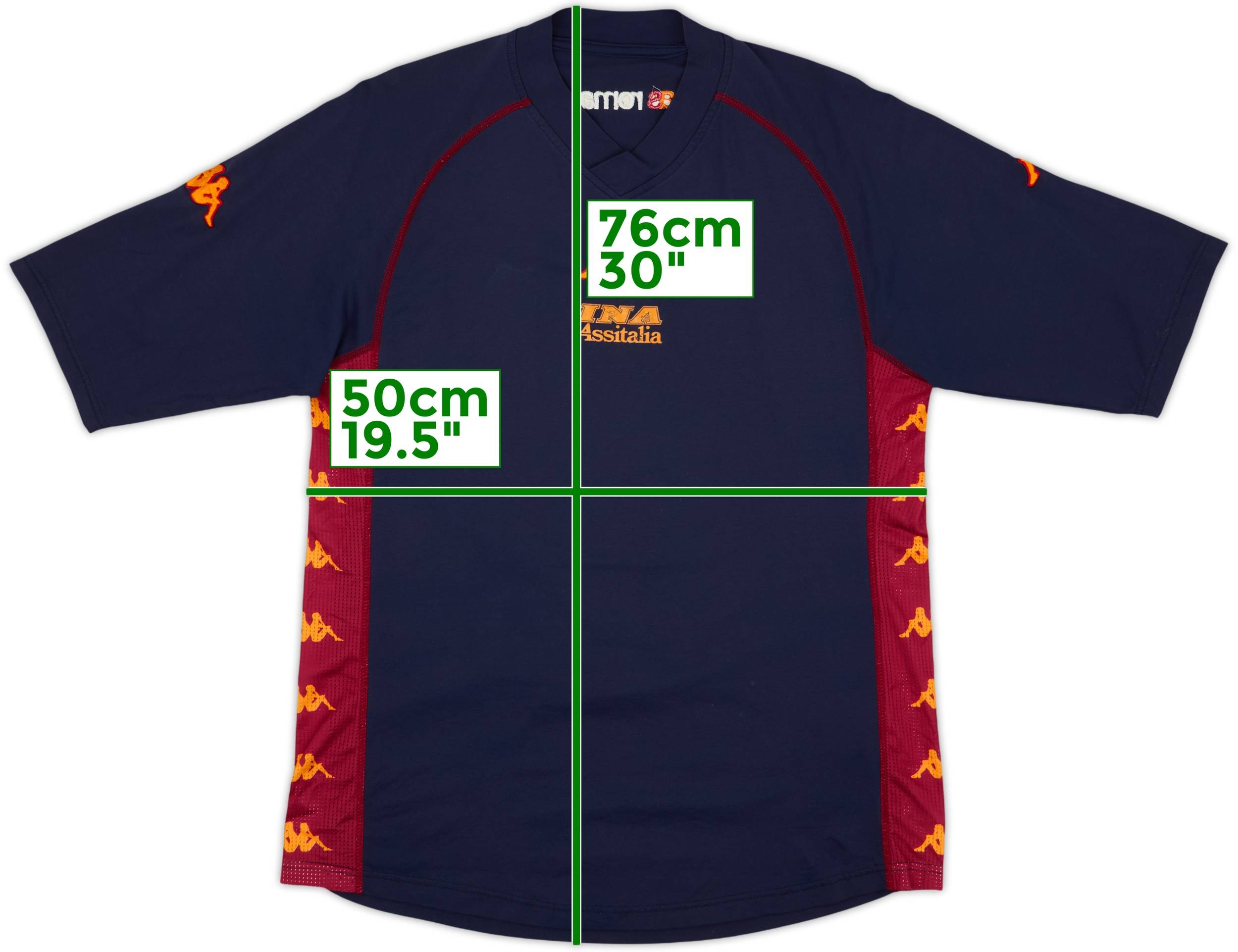 2001-02 Roma Kappa Training Shirt - 5/10 - (XL)