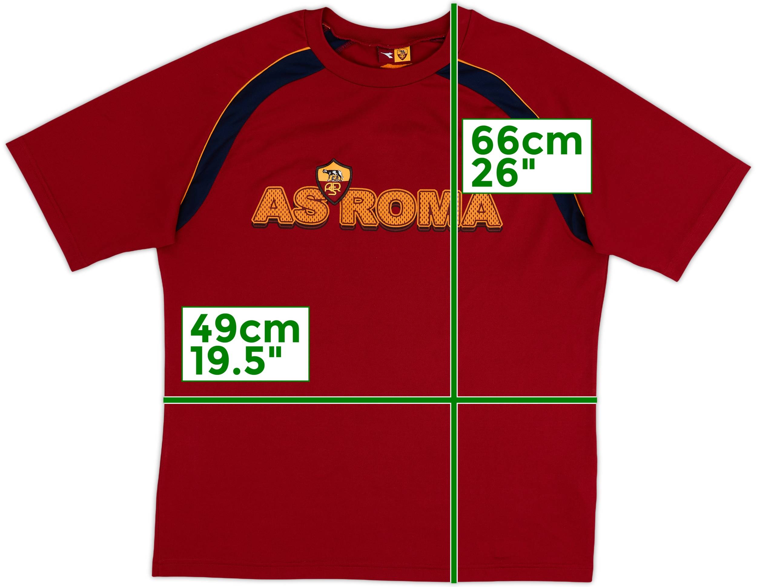 2003-04 Roma Kappa Training Shirt - 8/10 - (XL)