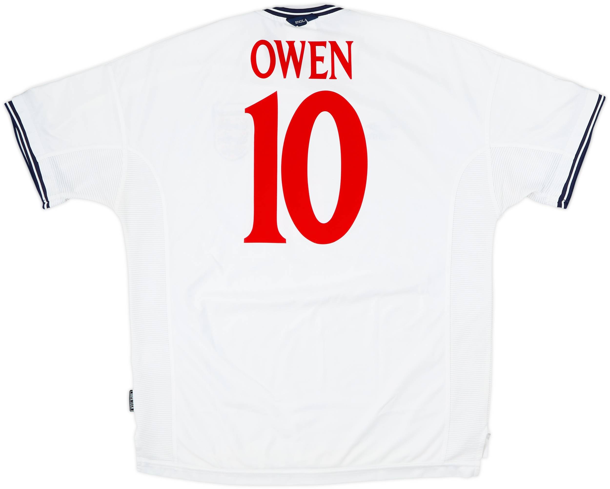 1999-01 England Home Shirt Owen #10 - 8/10 - (XXL)