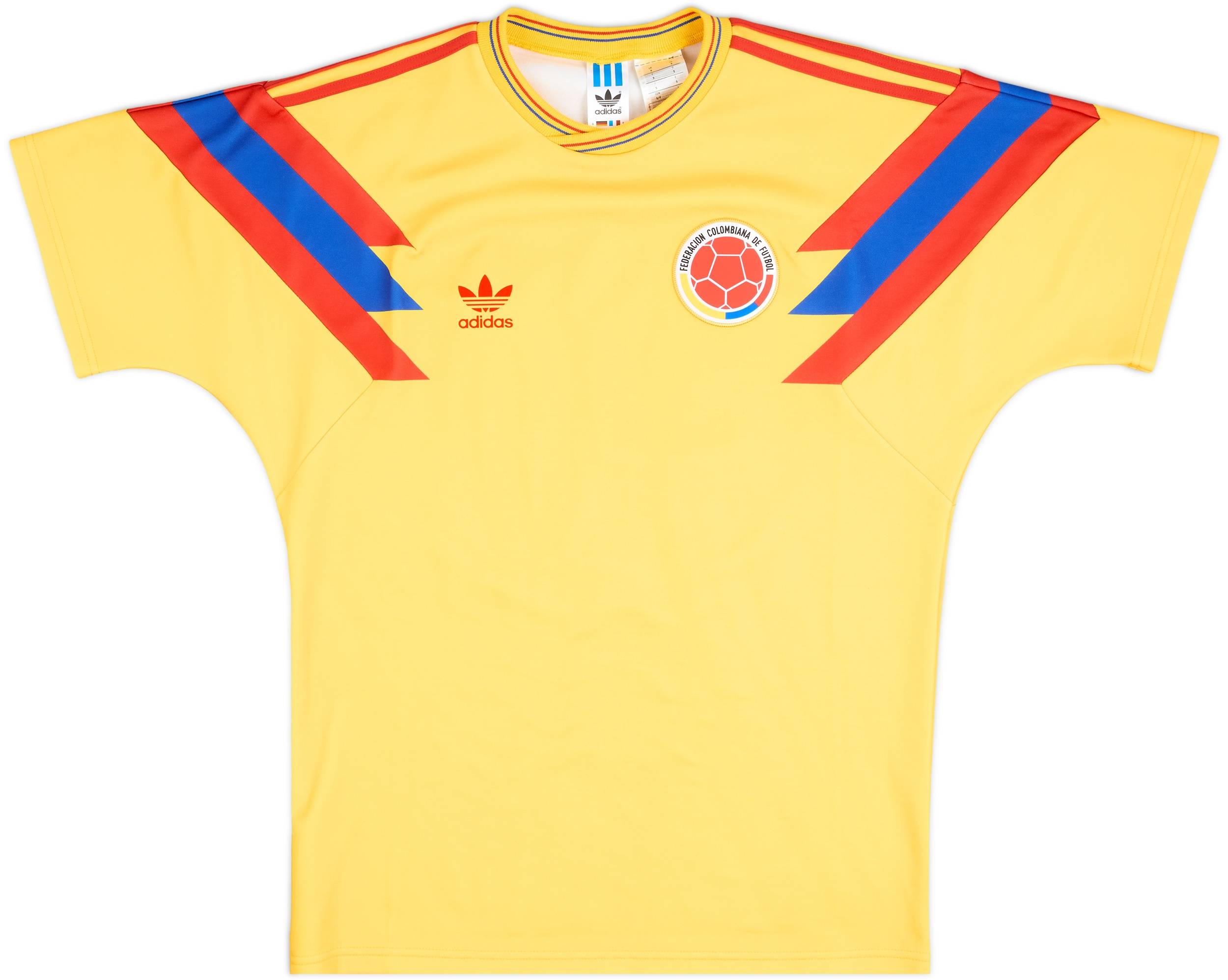 1990 Colombia adidas Originals Reissue Home Shirt #10 - 9/10 - (S)