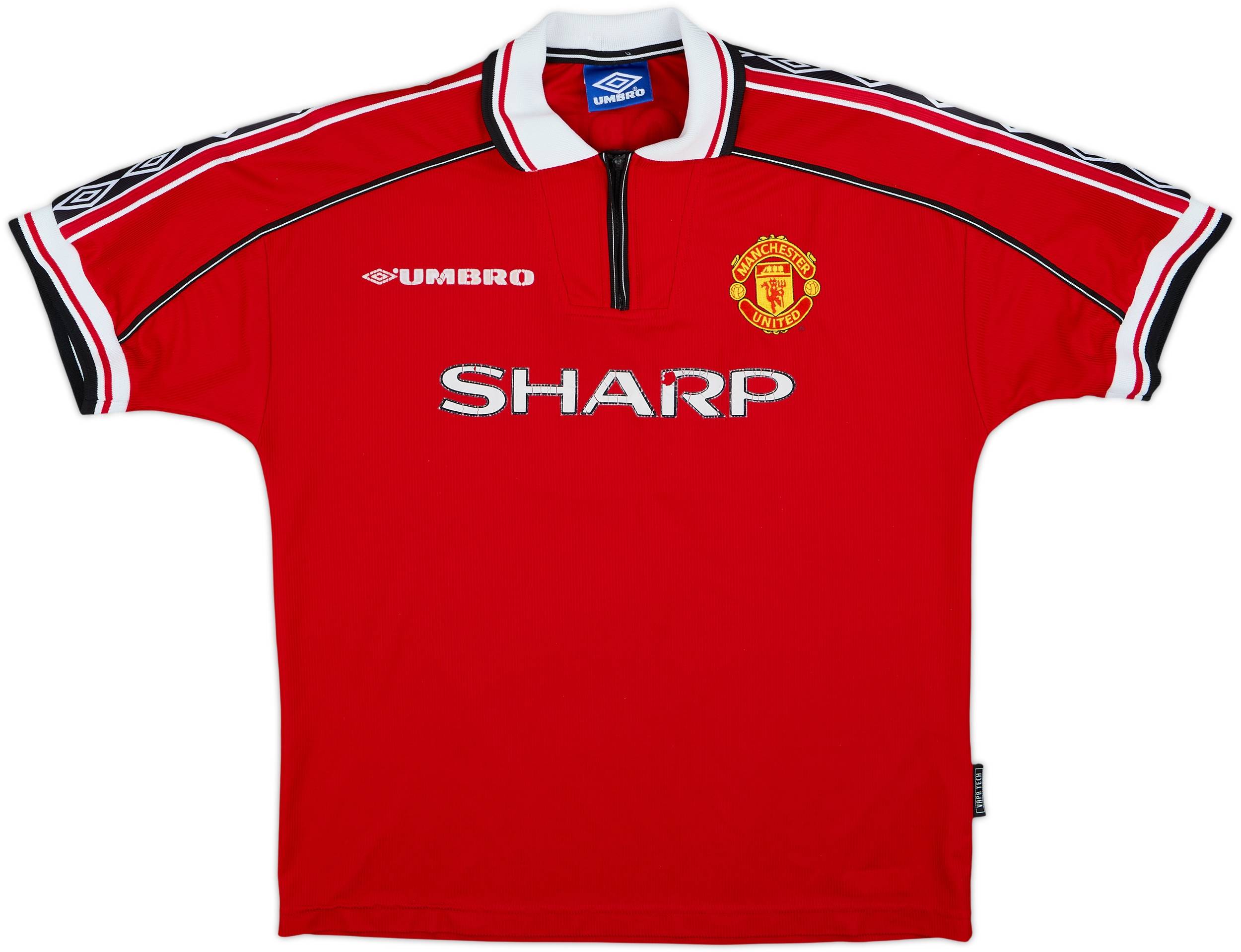 1998-00 Manchester United Home Shirt Yorke #19 - 5/10 - (L)