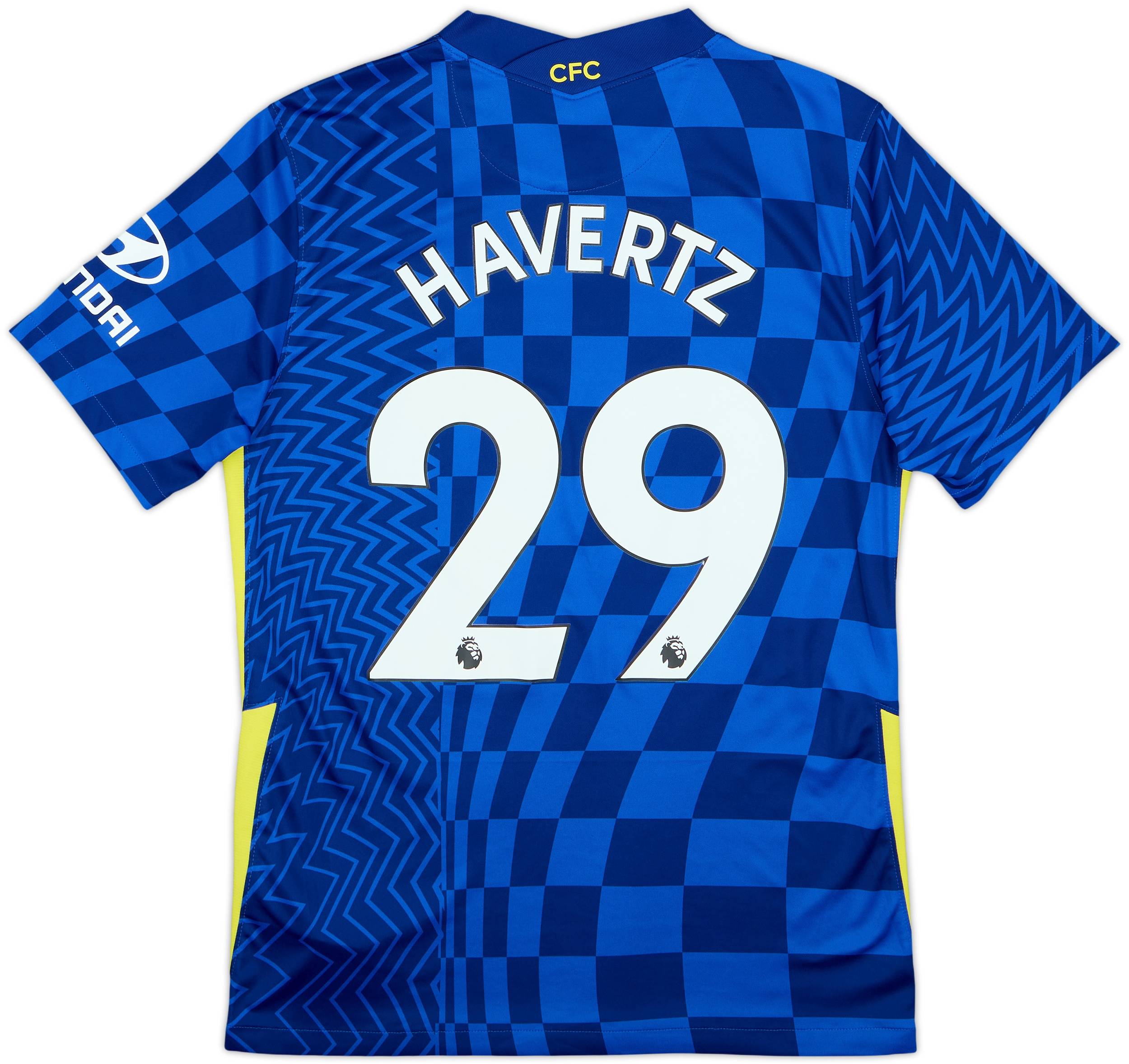 Chelsea FC Havertz 29 21-22 ホーム ハヴァーツ 2021-22 Chelsea Home Shirt Havertz #29 - 8/10 - (M)