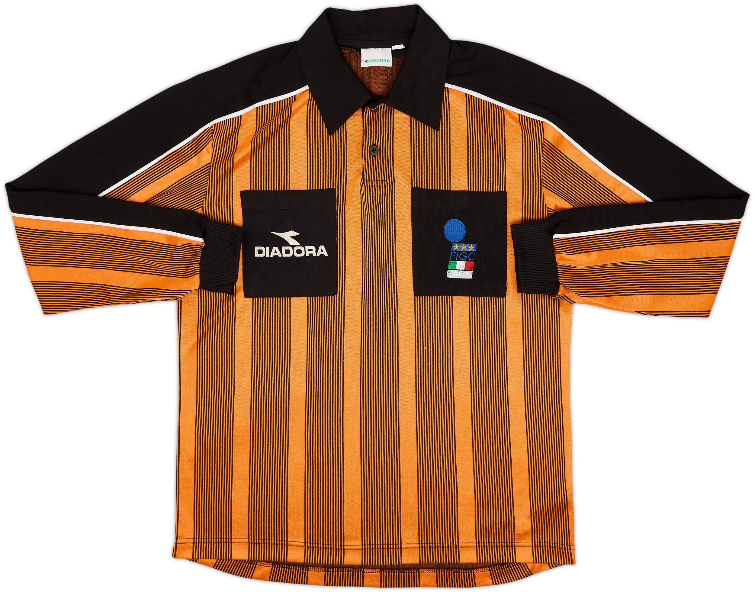 1999-00 Italy FIGC Diadora Referee L/S Shirt - 7/10 - (L)