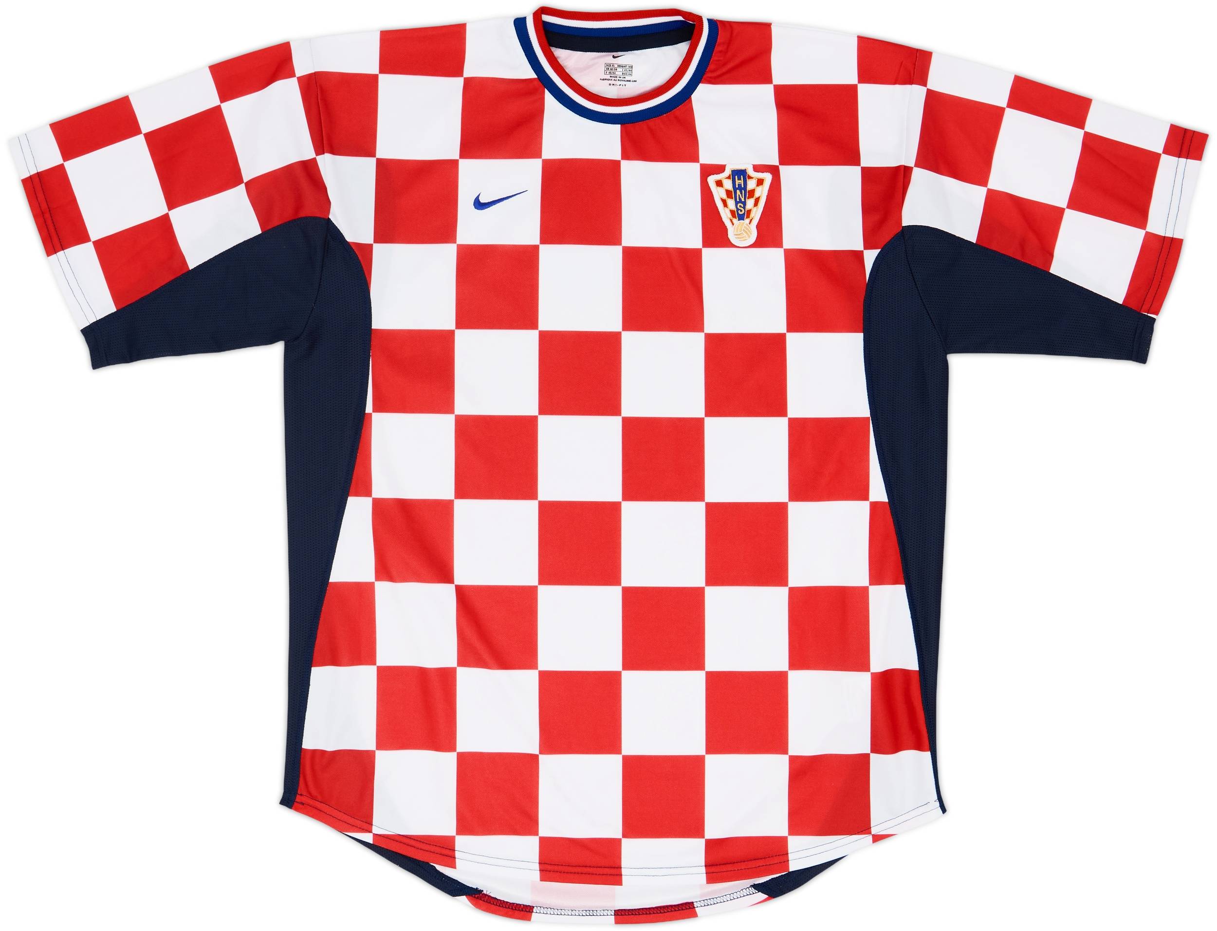 2000-02 Croatia Home Shirt - 9/10 - (XL)
