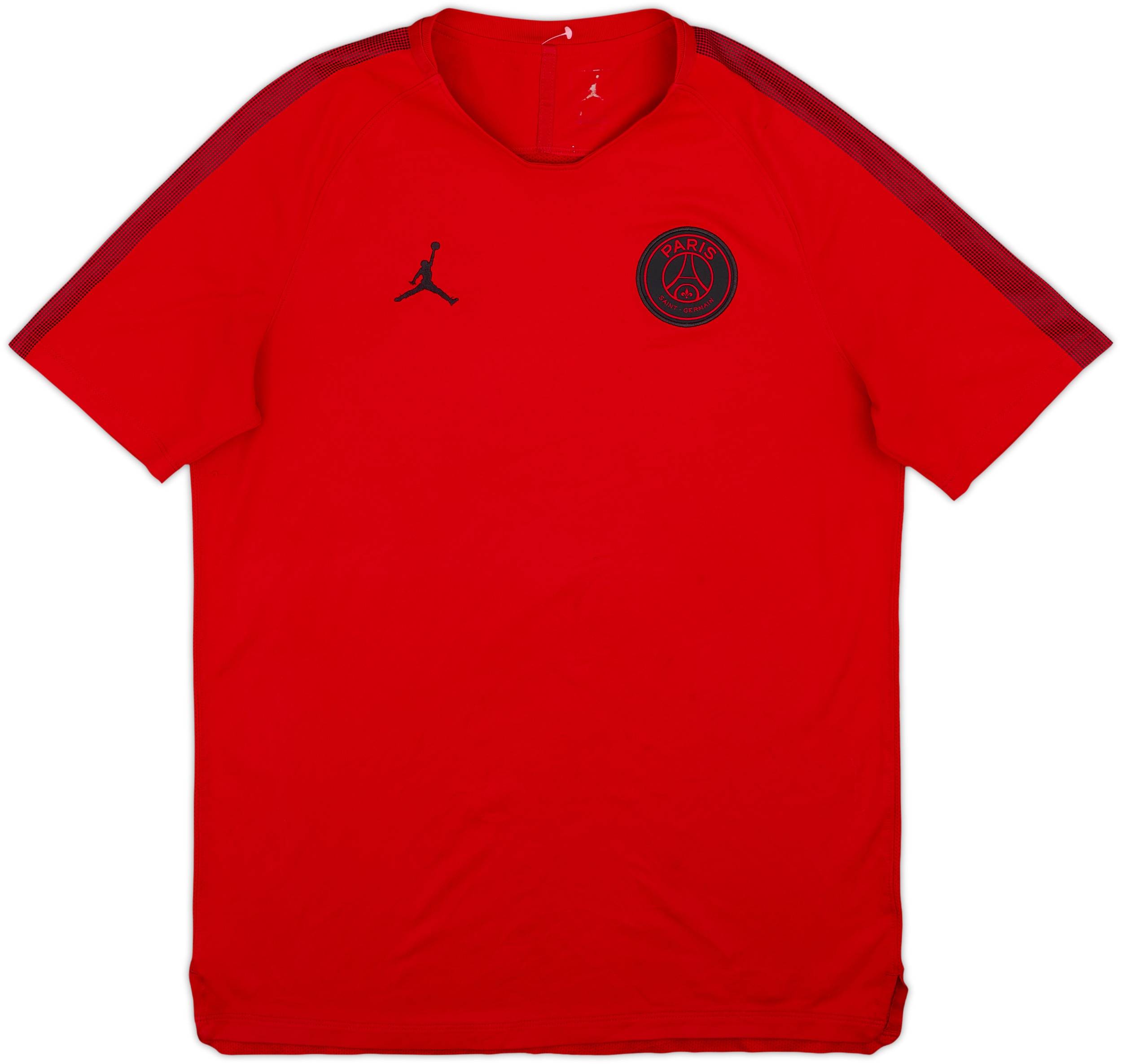 【希少モデル】 JORDAN×PSG メッシュジャージ インフラレッド 2018-19 Paris Saint-Germain Nike Jordan Training Shirt - 8/10 - (M)