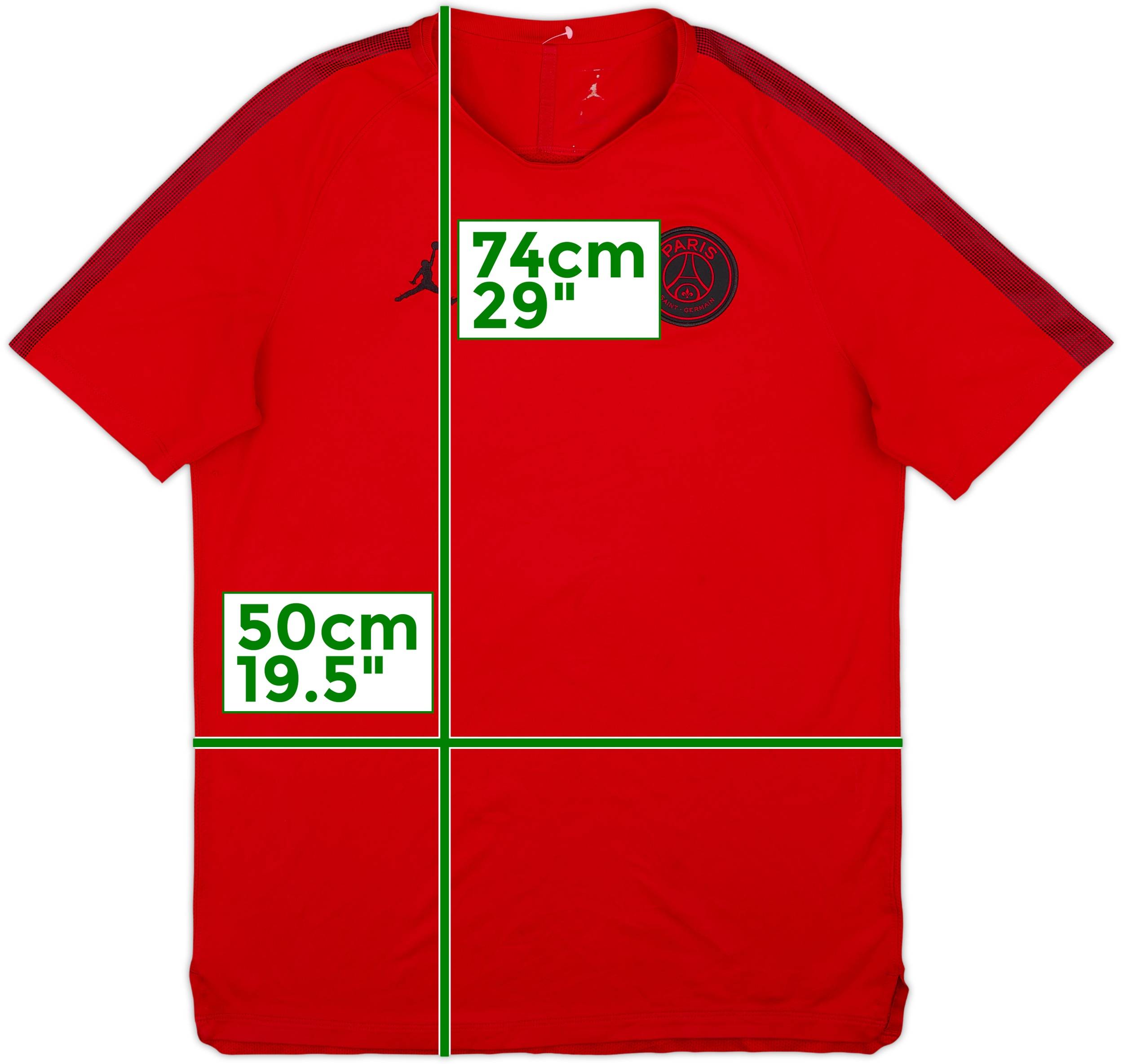 2018-19 Paris Saint-Germain Nike Jordan Training Shirt - 8/10 - (M)