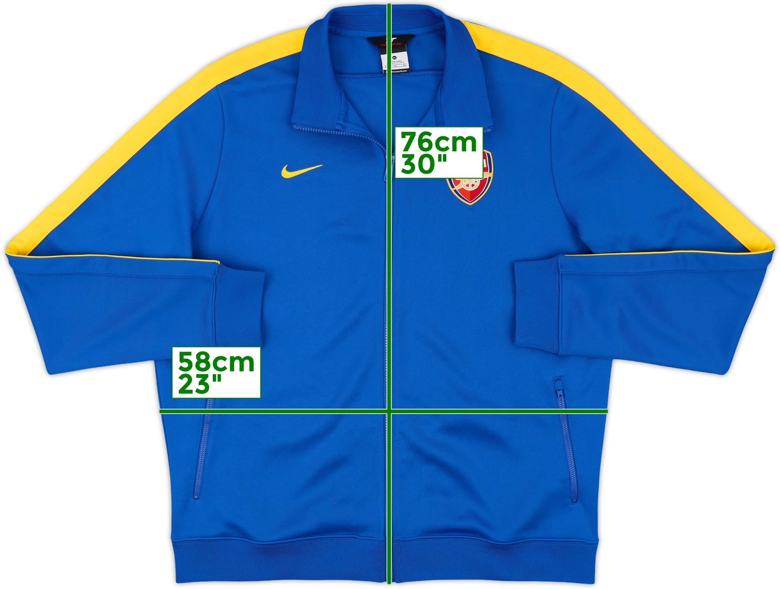 2013-14 Arsenal Nike Track Jacket - 10/10 - (XL)