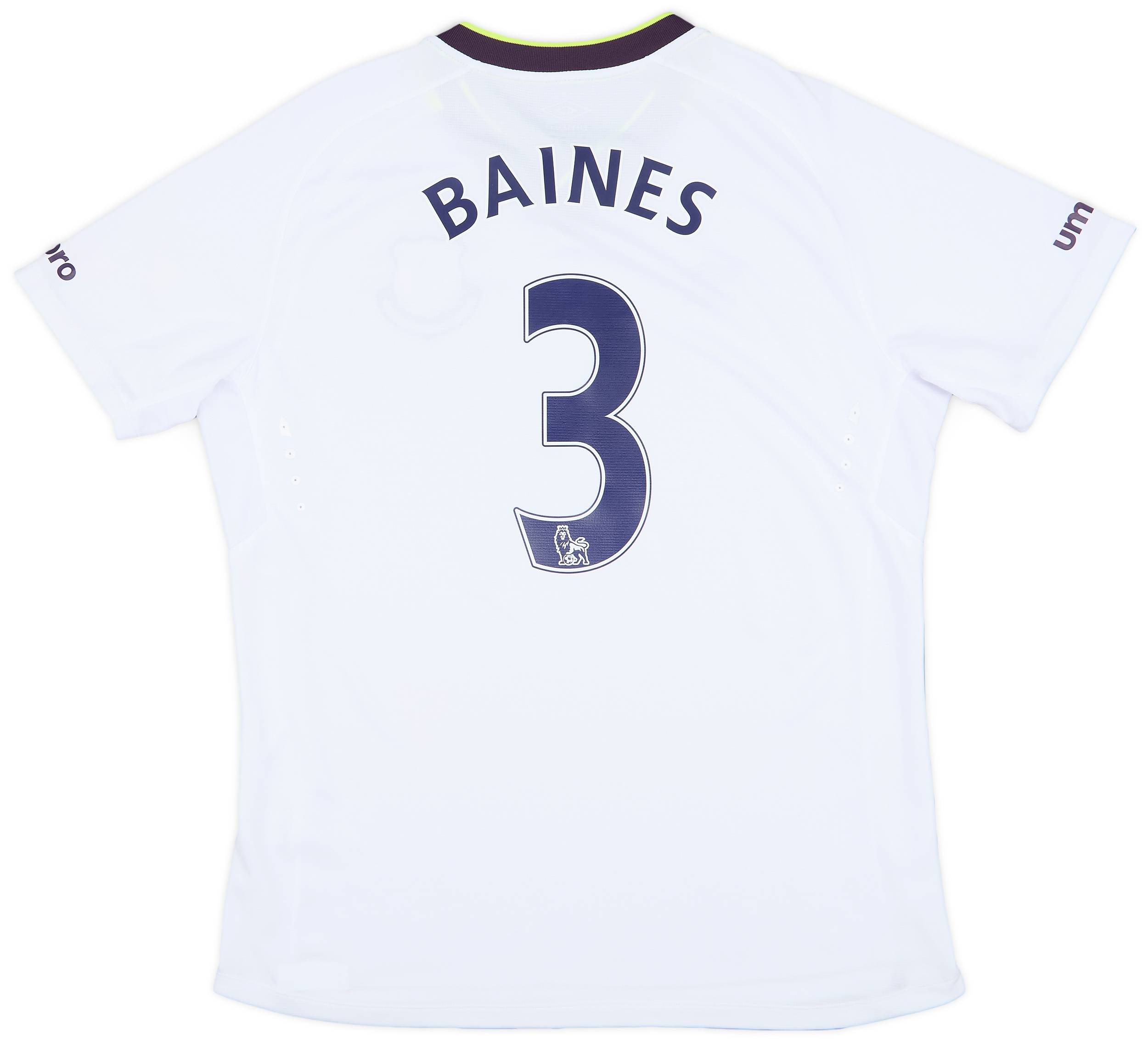 2014-15 Everton Third Shirt Baines #3 - 9/10 - (L)