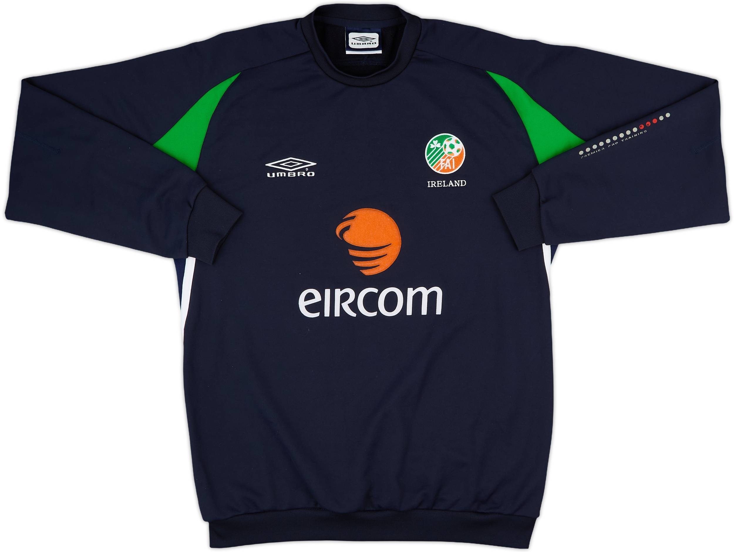 Umbro Fá Ireland training top L ネイビー 2000-01 England Umbro Training Shirt - 8/10 - (XXL)