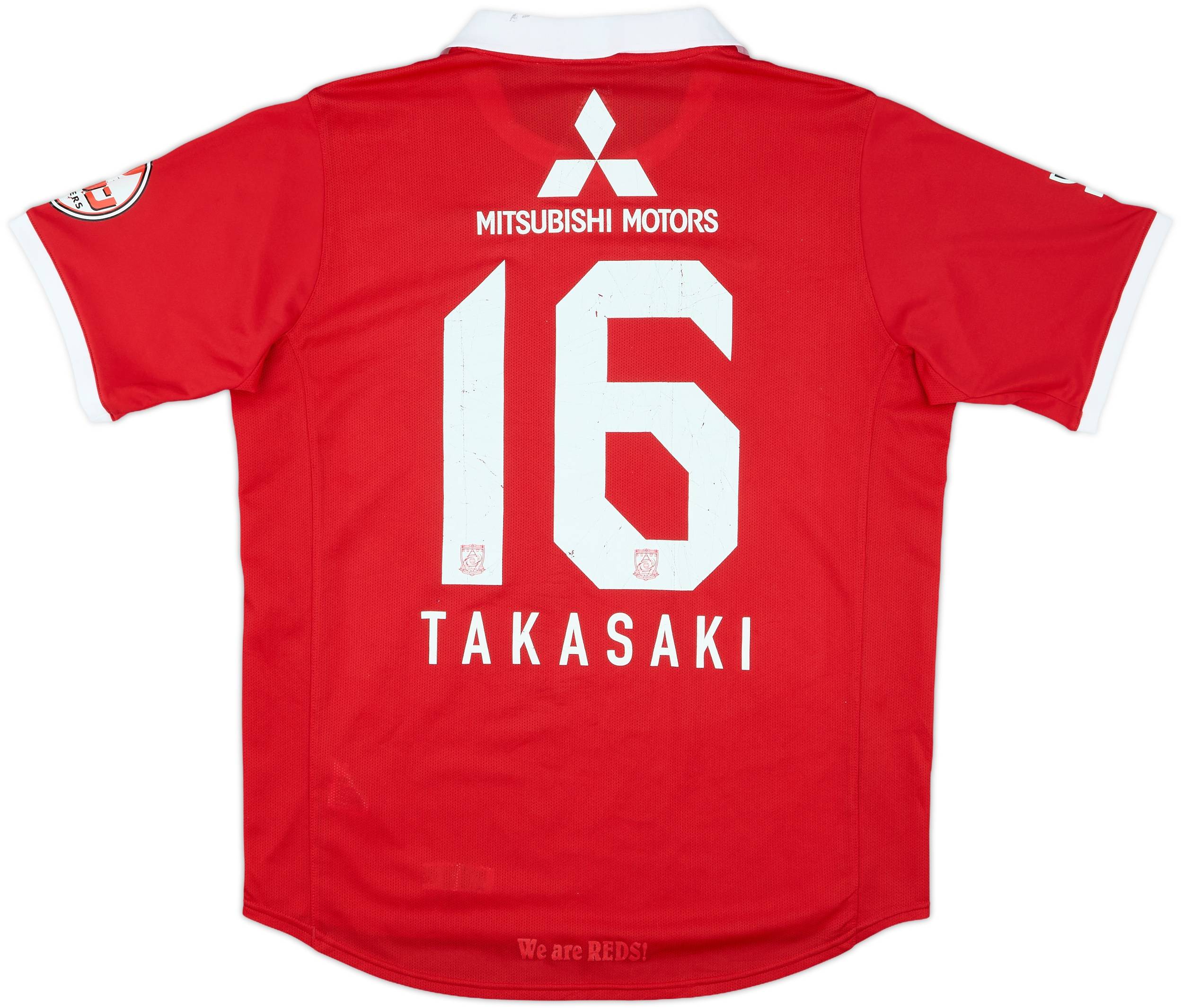 Urawa Red Diamonds DRI-FIT ジャージ XL 2010 Urawa Red Diamonds Home Shirt Takasaki #16 - 4/10 - (M)