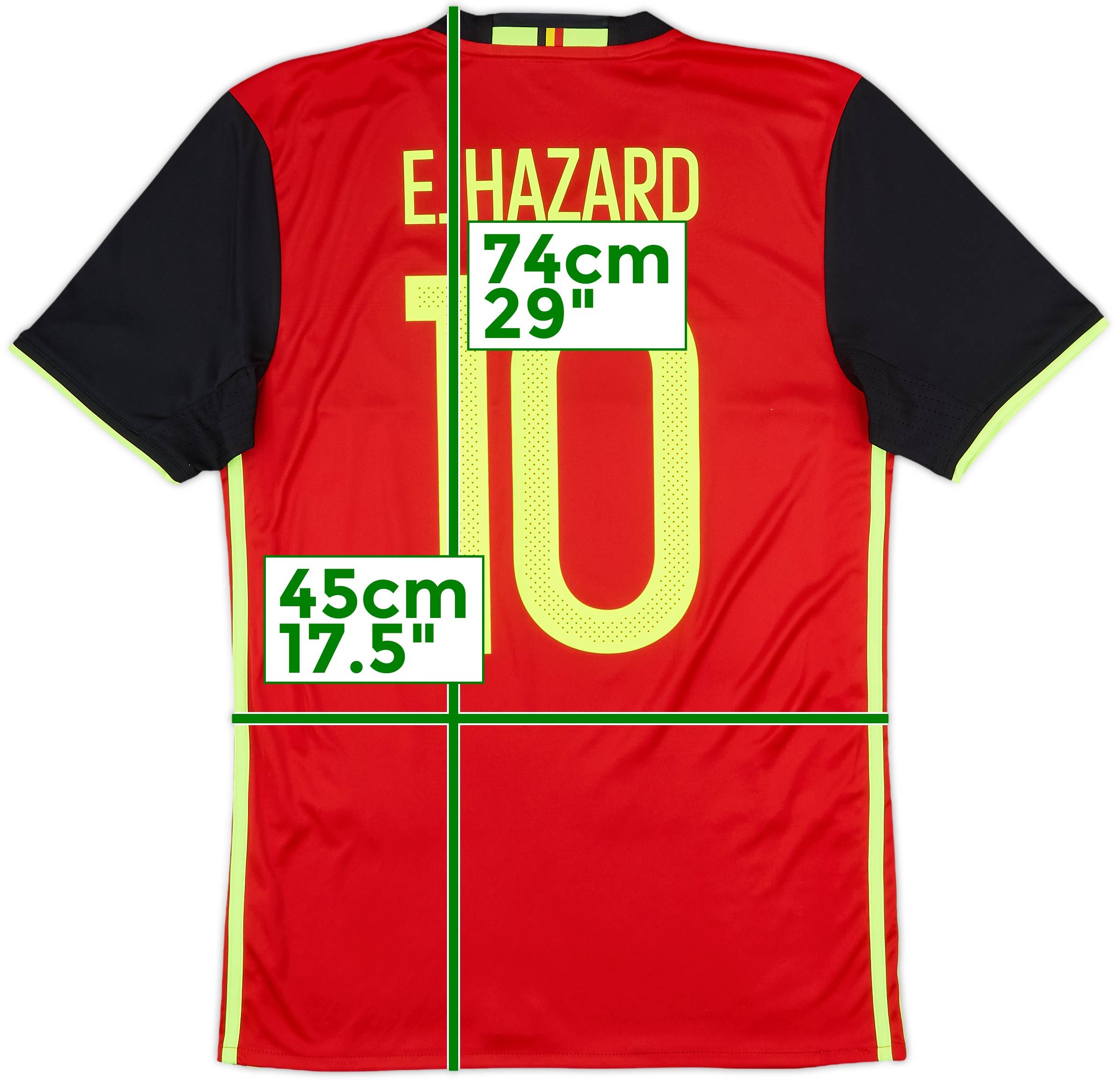 2016-17 Belgium Home Shirt Hazard #10 - 10/10 - (S)