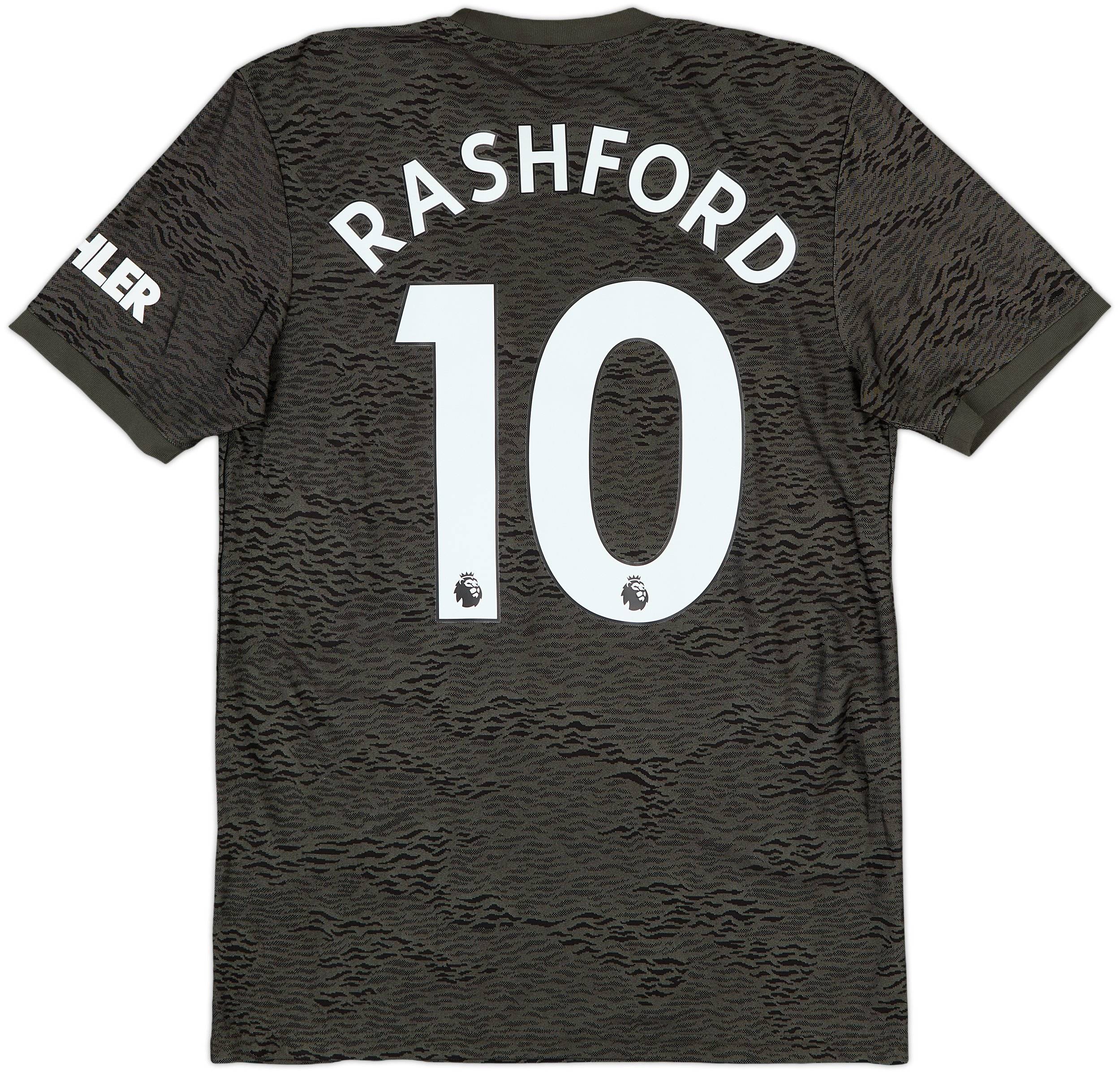 Manchester United Rashford 10 ユニフォーム 2020-21 Manchester United Home Shirt Rashford #10 - 6/10 - (XL)