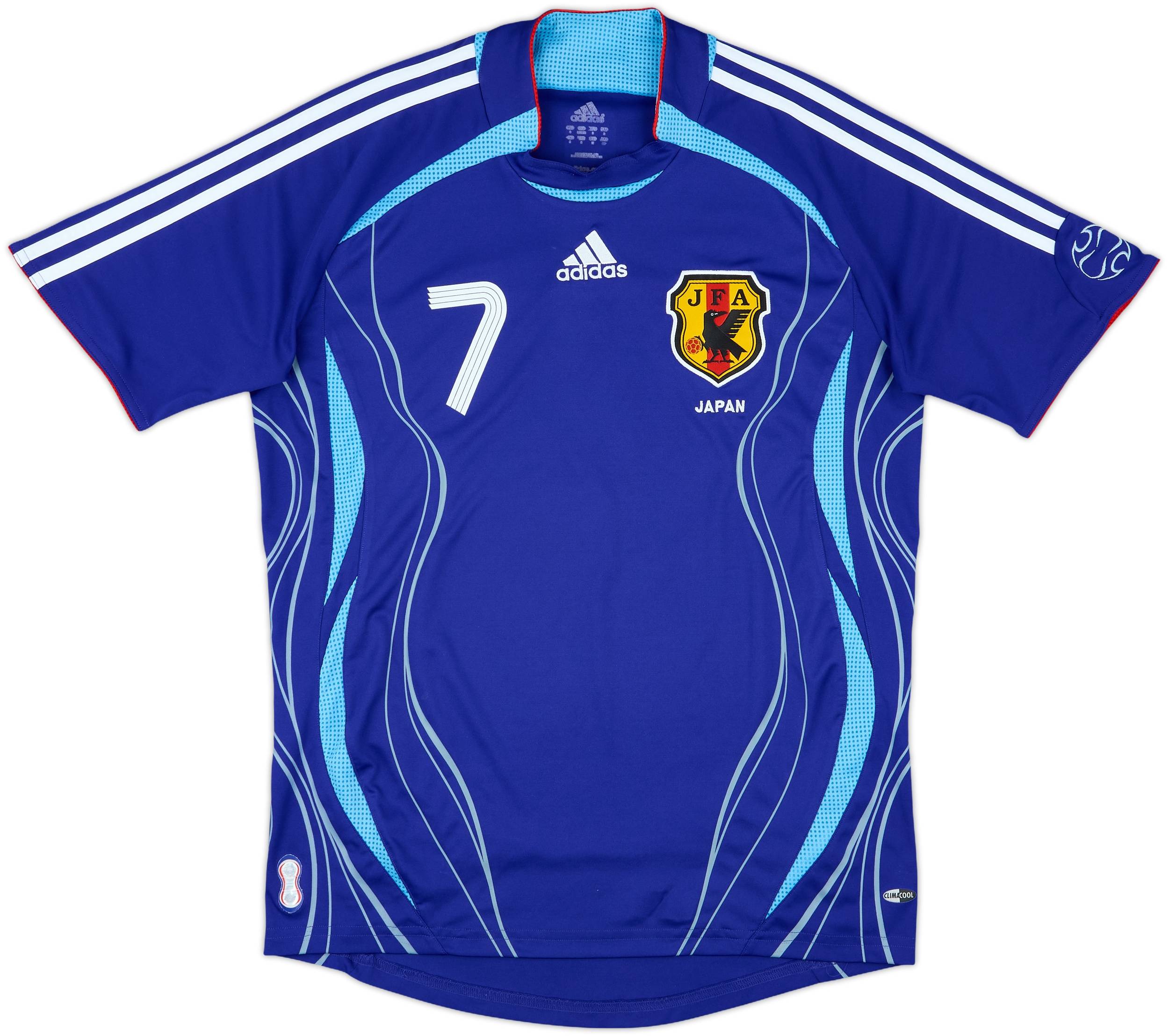 2006-08 Japan Home Shirt Nakata #7 - 8/10 - (M)