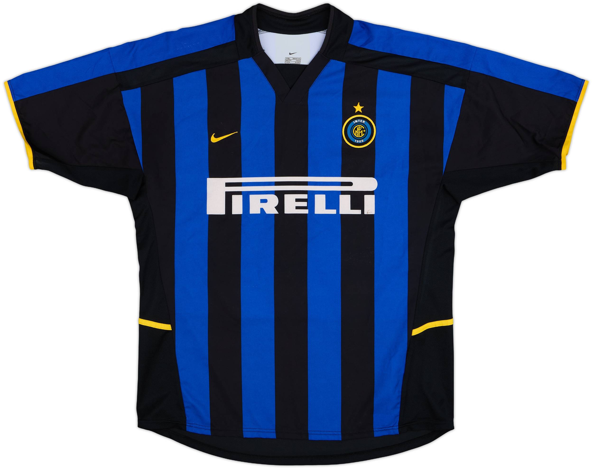 ウェア 02-03 InternazionaleMilano CRESPO9NIKE L 2002-03 Inter Milan Home Shirt Crespo #9 - 9/10 - (L)