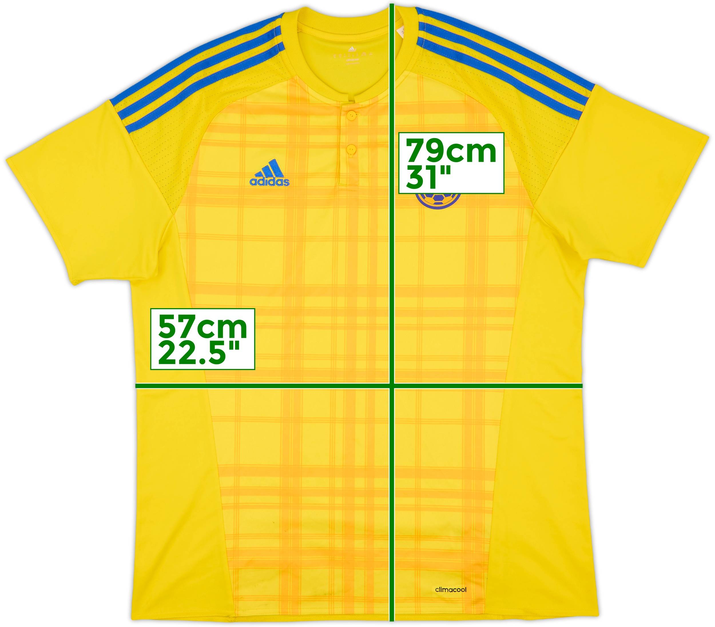 2016-17 Ukraine Home Shirt 8/10 (XL)