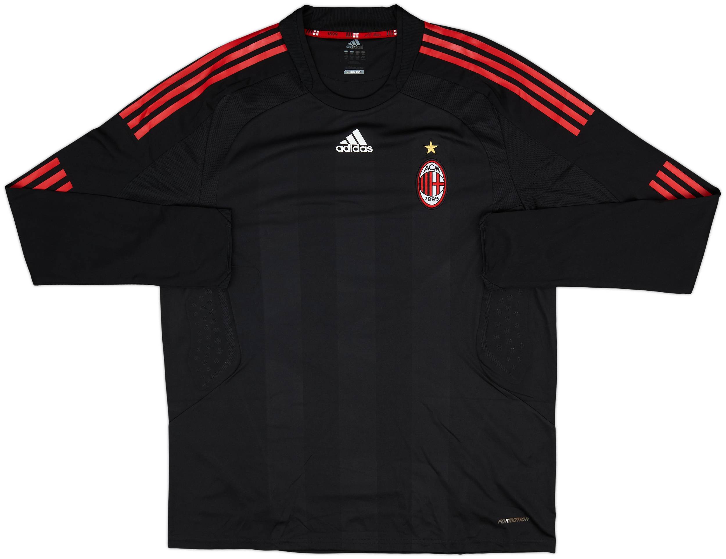 2008-09 AC Milan Player Issue Third L/S Shirt Beckham #32 - 9/10