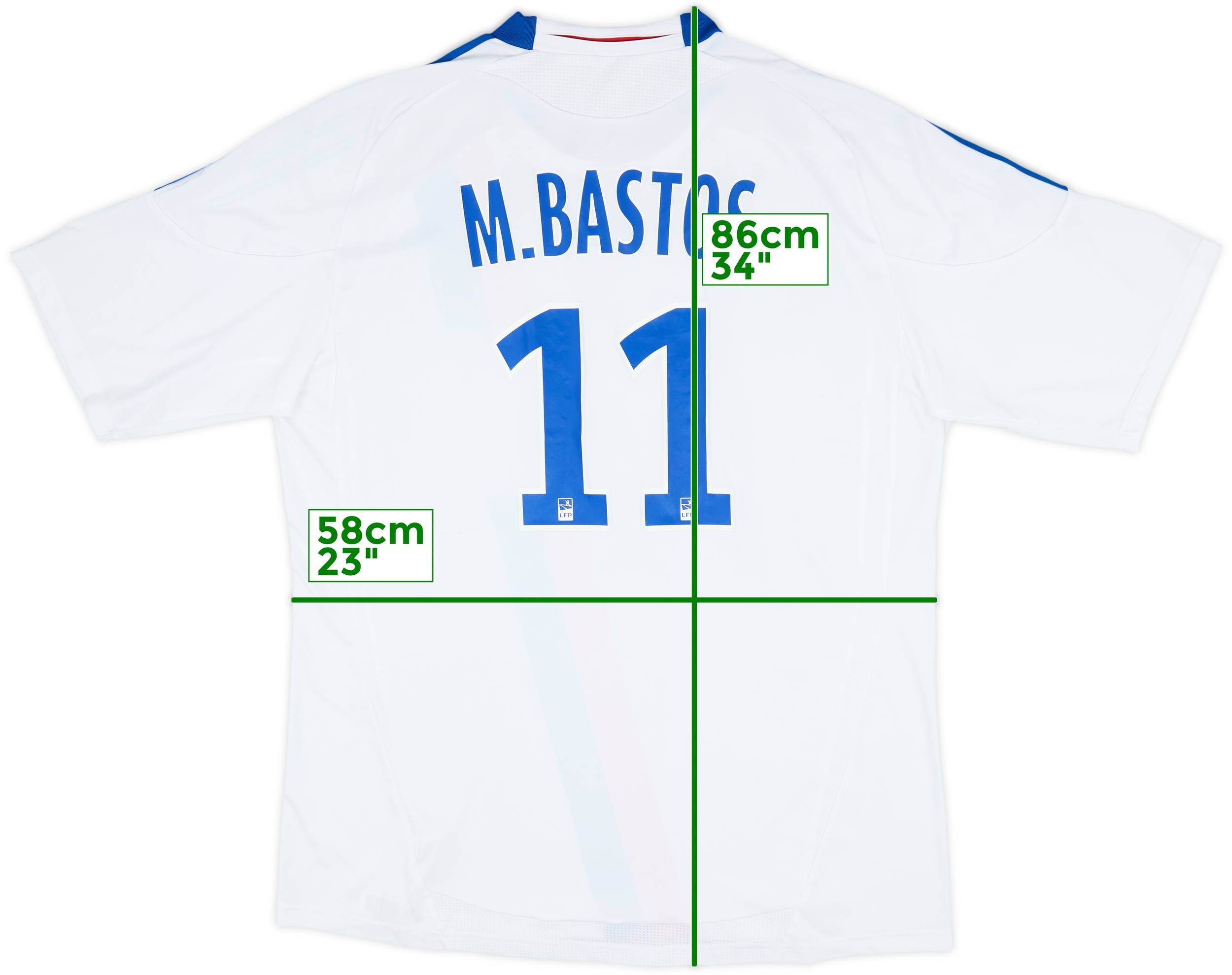 olympique Lyon CL 2010/11 M. Bastos 正規品 olympique Lyon CL 2010/11 M. Bastos 正規品 - メルカリ