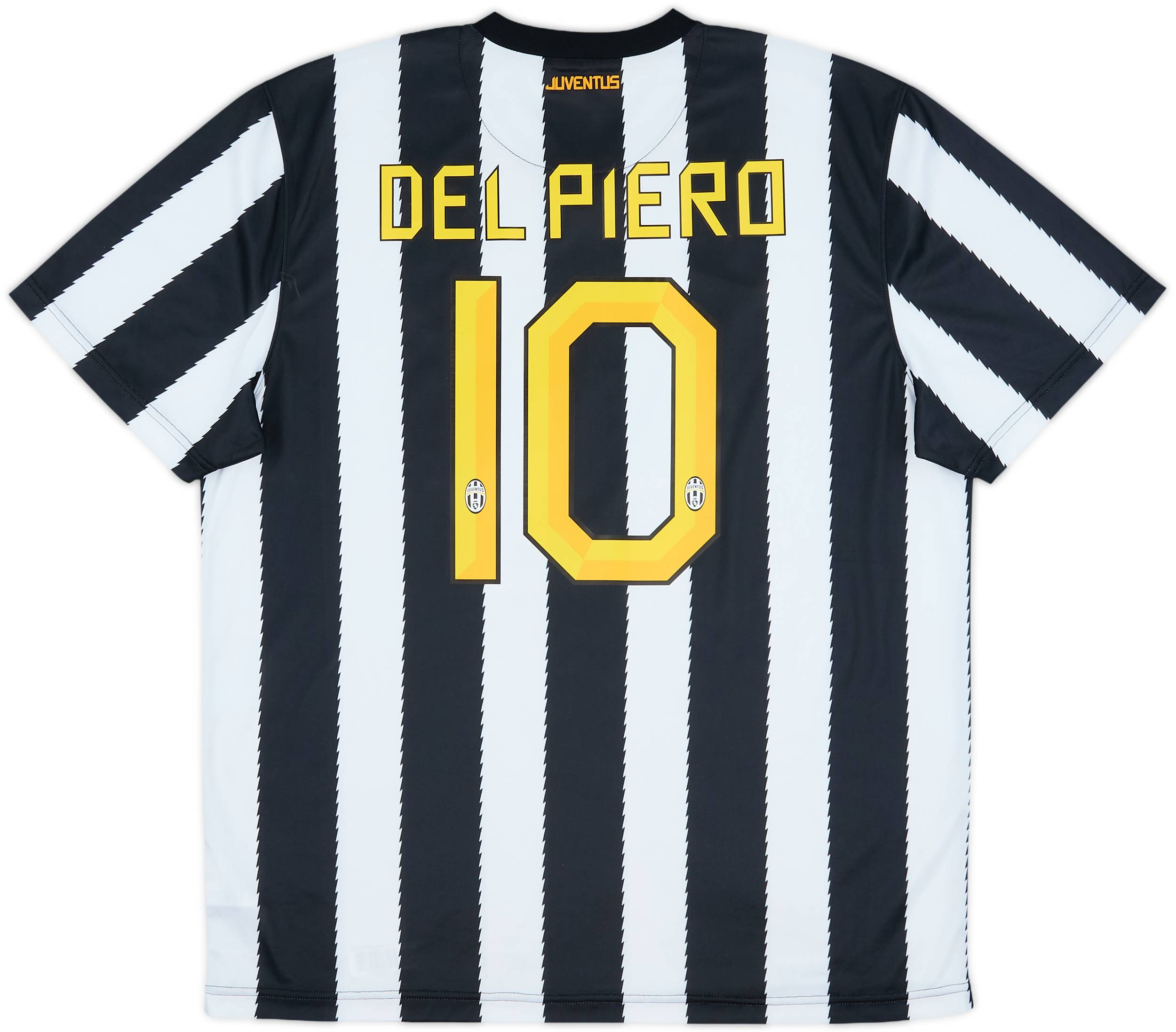 2010-11 Juventus Basic Home Shirt Del Piero #10 - 9/10 - (XL)